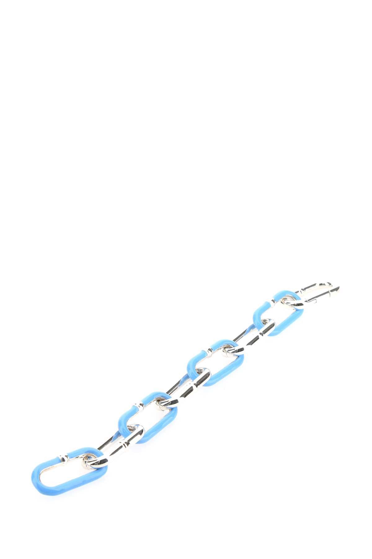 Two-Tone Silver Chain Bracelet