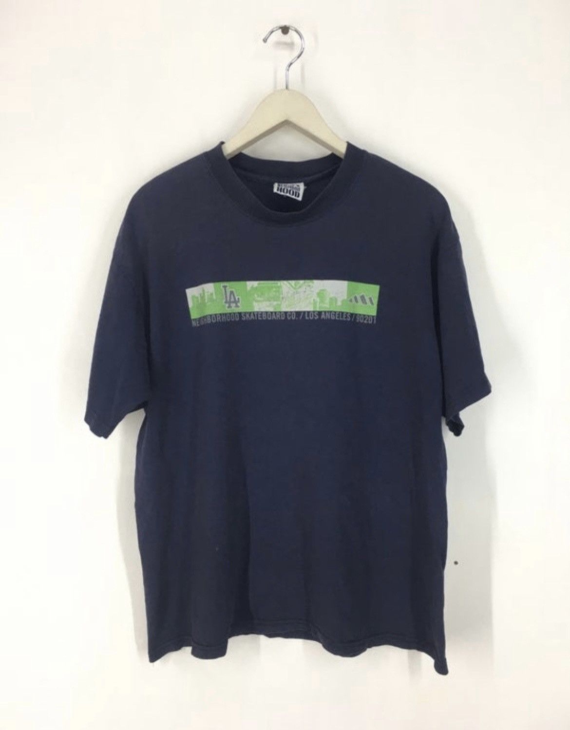 Neighborhood Vintage 90s Neighborhood skateboard x Los Angeles LA t shirt Size US L / EU 52-54 / 3 - 1 Thumbnail