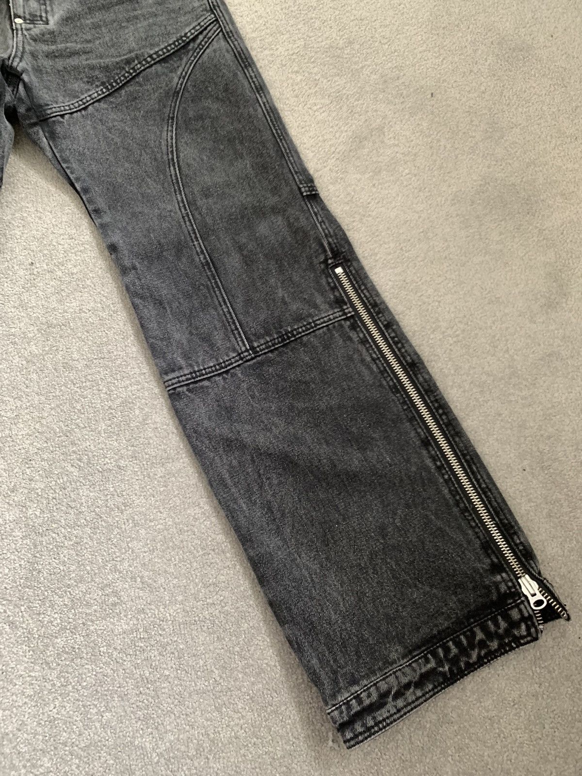 Andersson Bell 2020 ANDERSSON BELL Bleach washed zipper jeans Size US 30 / EU 46 - 7 Thumbnail
