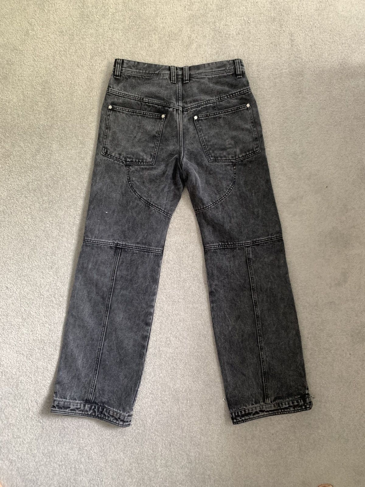 Andersson Bell 2020 ANDERSSON BELL Bleach washed zipper jeans Size US 30 / EU 46 - 2 Thumbnail