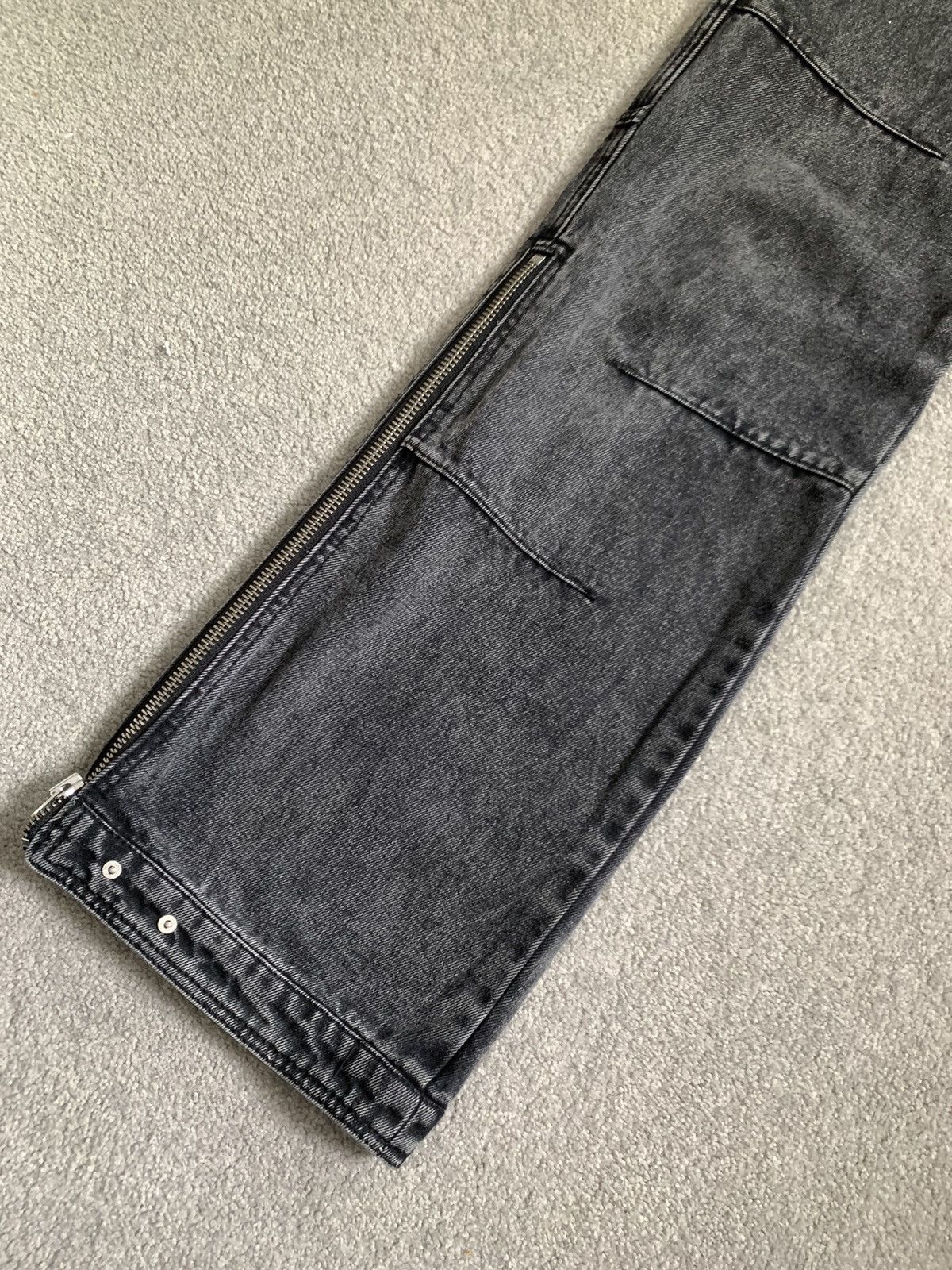 Andersson Bell 2020 ANDERSSON BELL Bleach washed zipper jeans Size US 30 / EU 46 - 6 Thumbnail