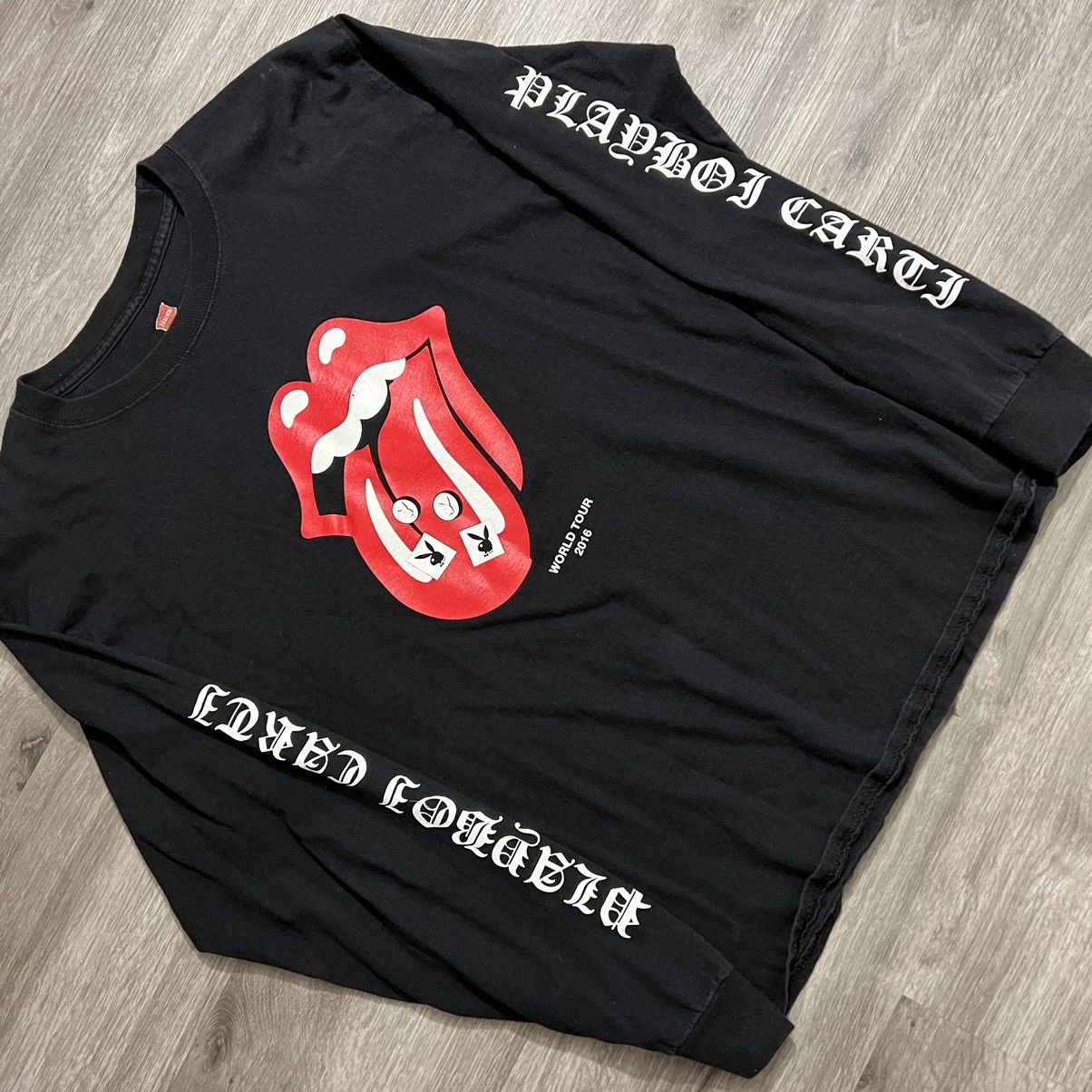 Playboi Carti Rolling Stones 2016 World Tour Longsleeve