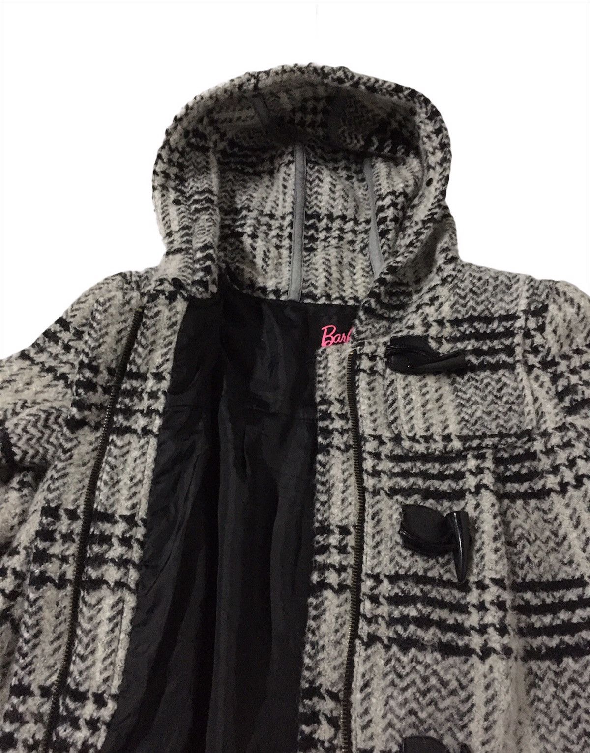 Vintage 🔥Barbie Duffle Knitting Jacket With Hoodies Size S / US 4 / IT 40 - 6 Thumbnail