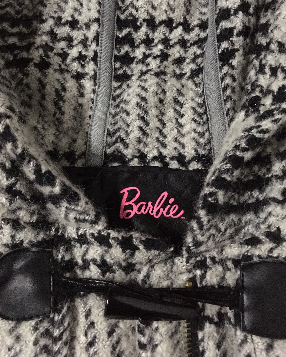 Vintage 🔥Barbie Duffle Knitting Jacket With Hoodies Size S / US 4 / IT 40 - 7 Thumbnail