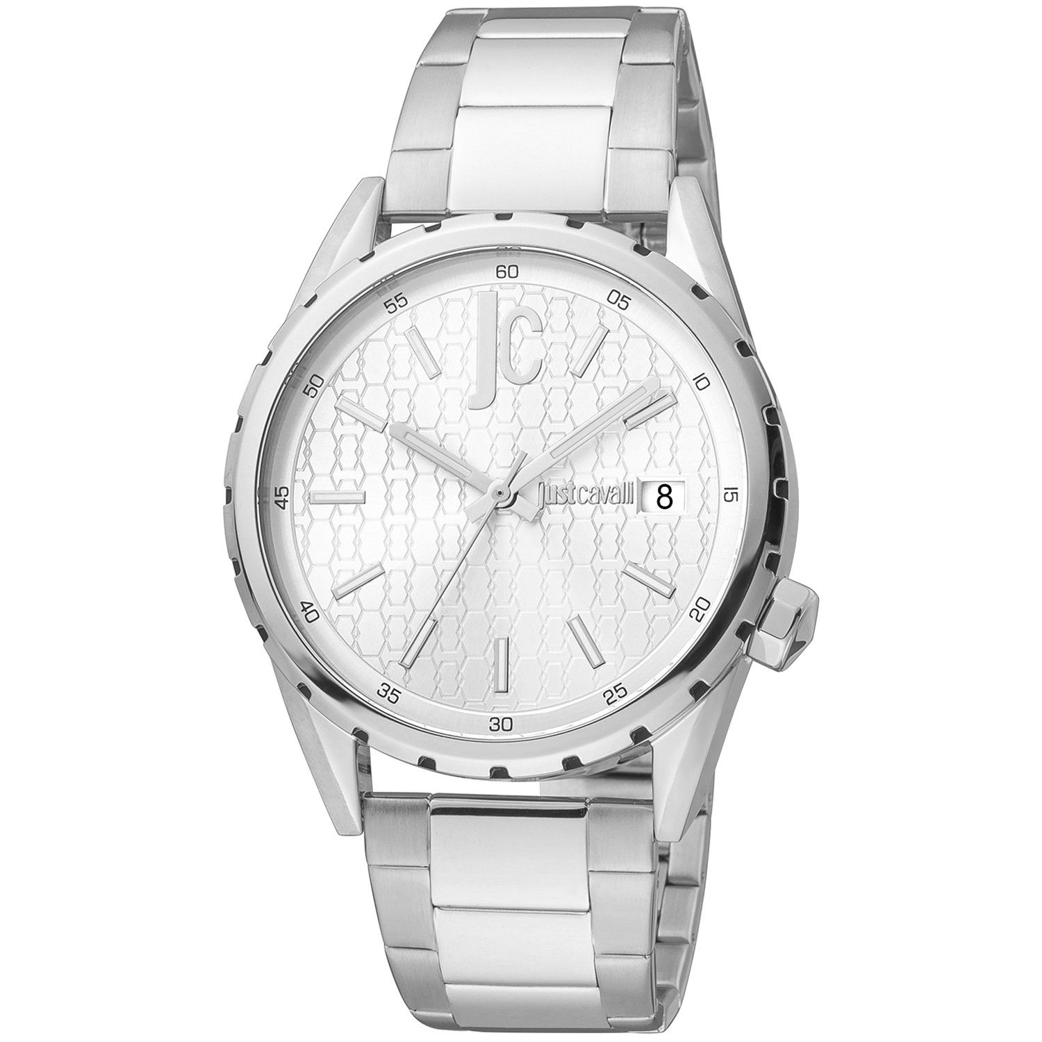 Just Cavalli Gray Stainless Steel Dress Watch main image 0