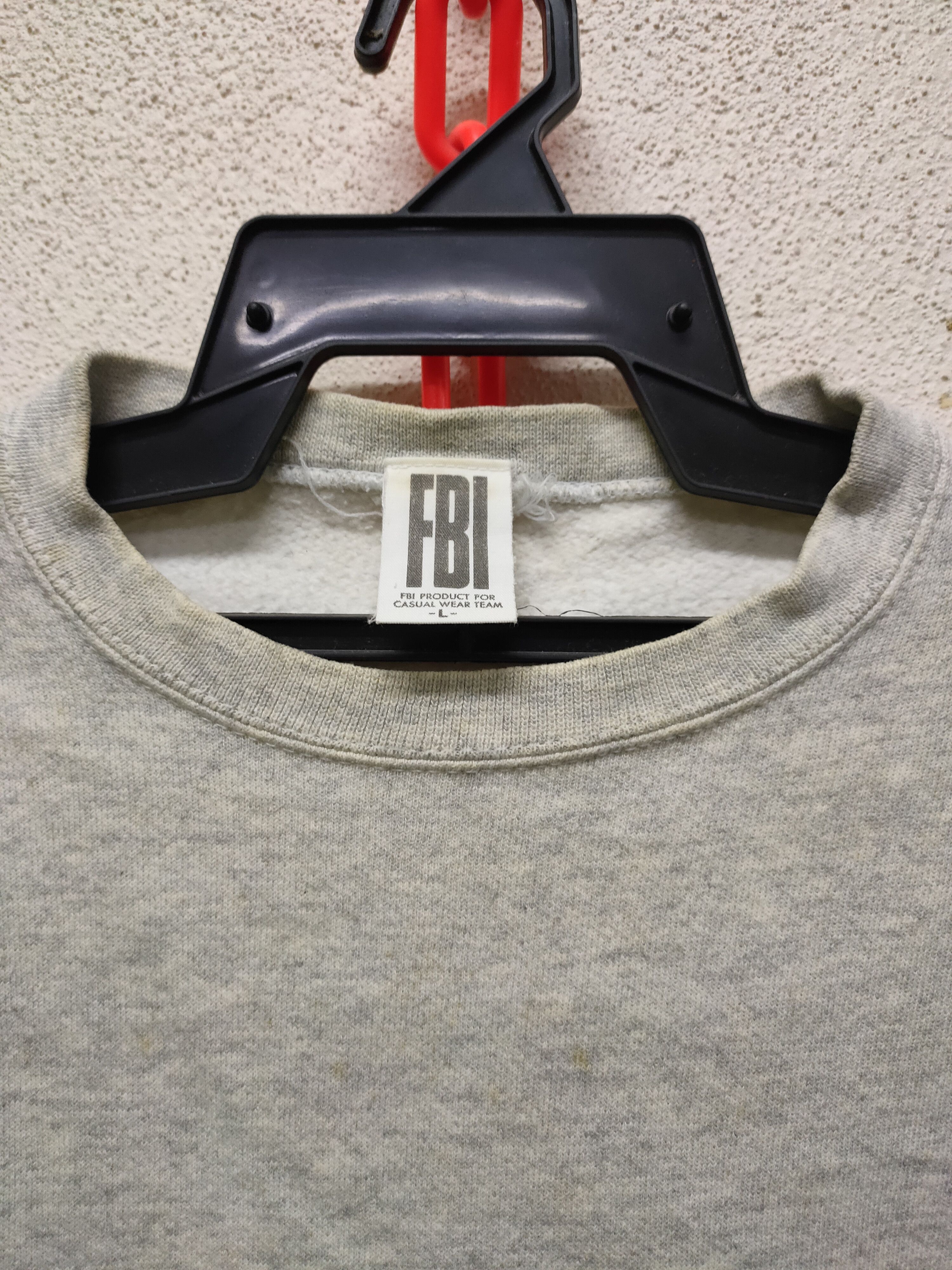 Japanese Brand × Vintage Vintage Sweatshirts FBI Size US L / EU 52-54 / 3 - 2 Thumbnail