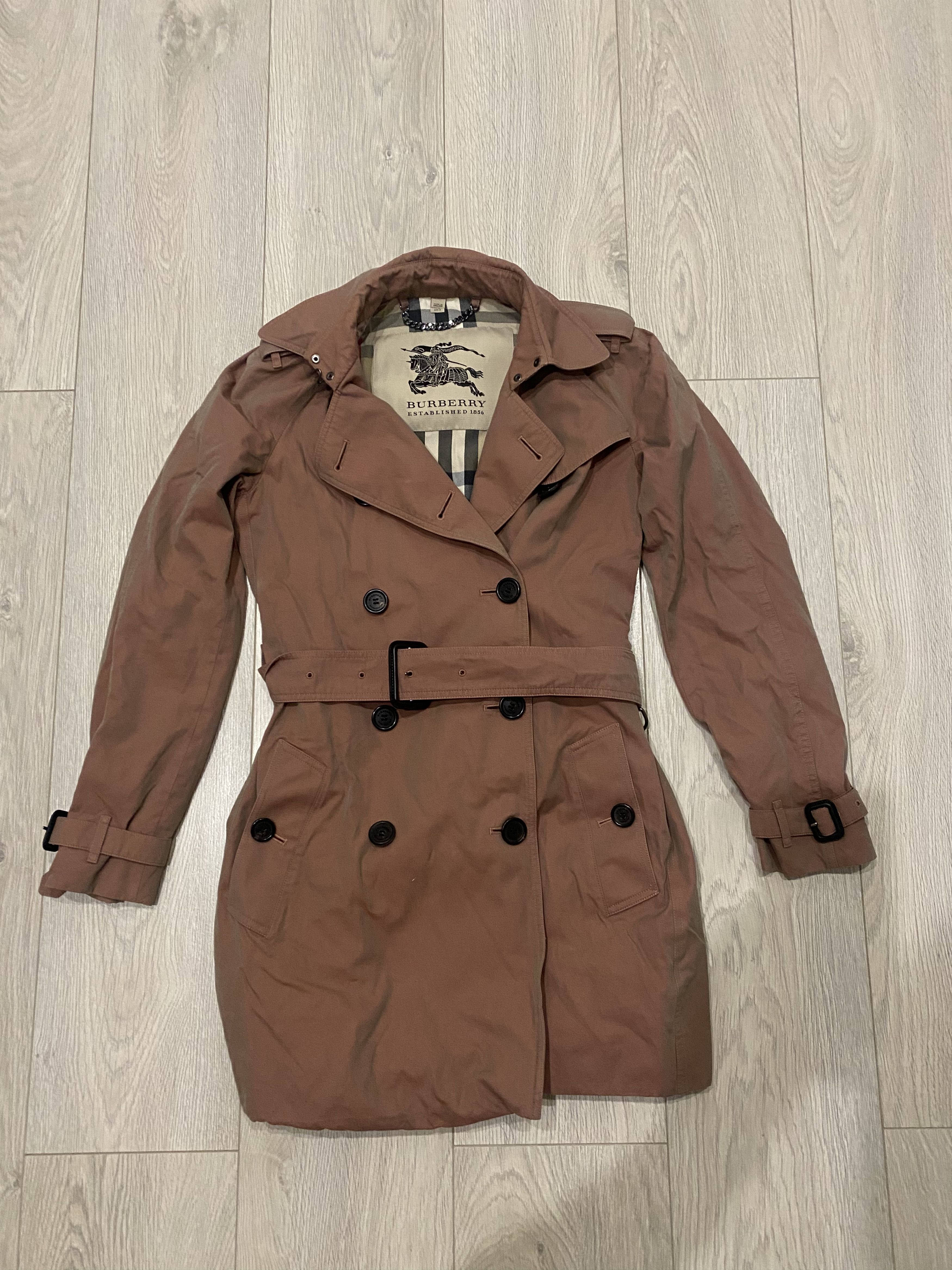 Burberry Burberry Prorsum Classic Long Belted Trench Coat Size S Size S / US 4 / IT 40 - 1 Thumbnail