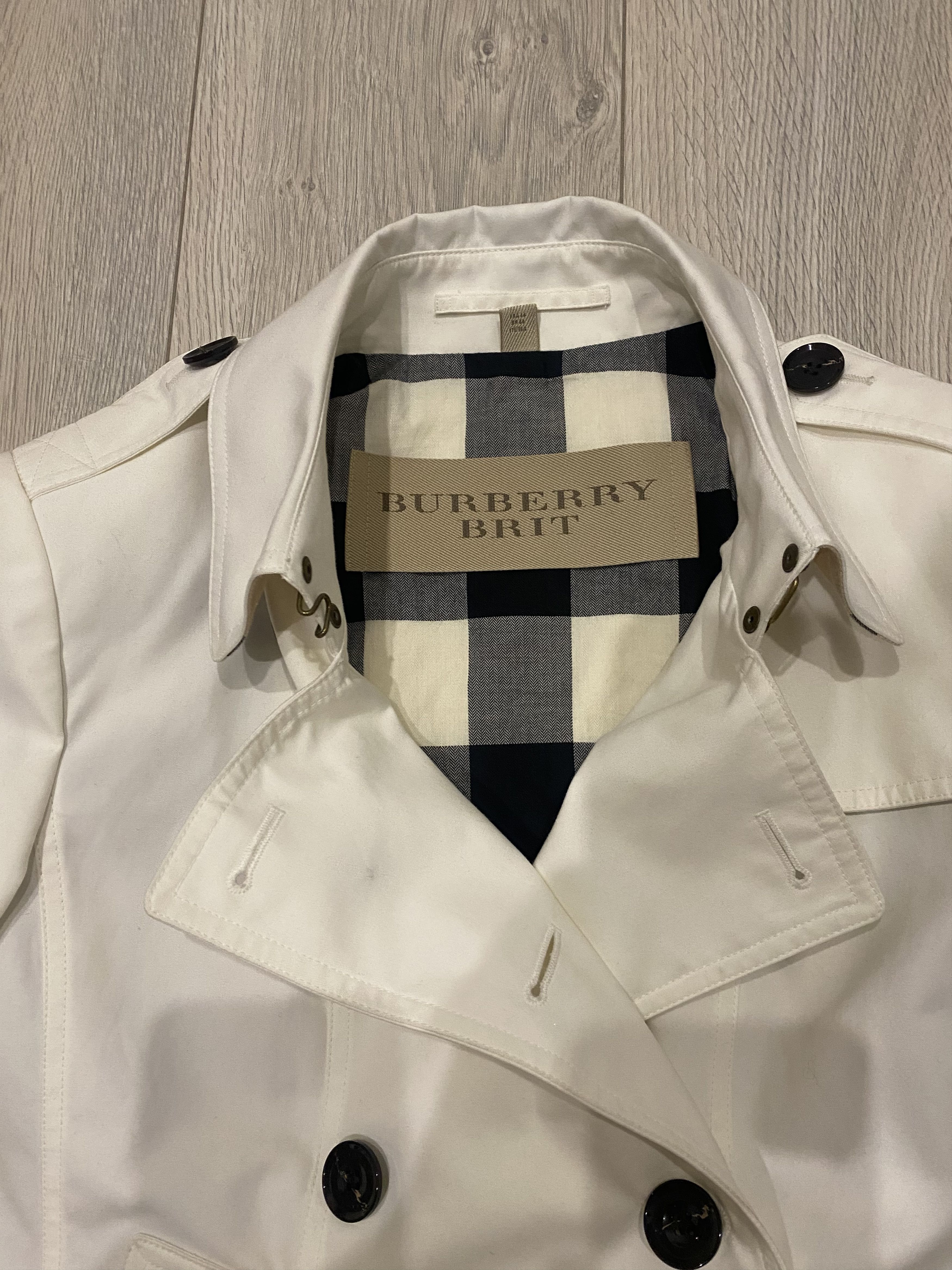 Burberry Burberry Brit Short Double Breasted Jacket Size M Size M / US 6-8 / IT 42-44 - 5 Thumbnail