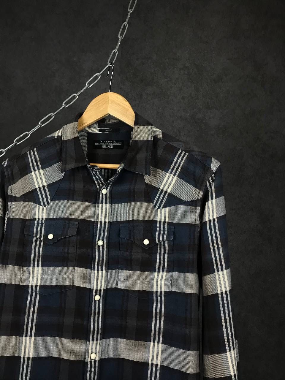 Allsaints Allsaints luxury streetwear multicolor shirt Size US S / EU 44-46 / 1 - 2 Thumbnail