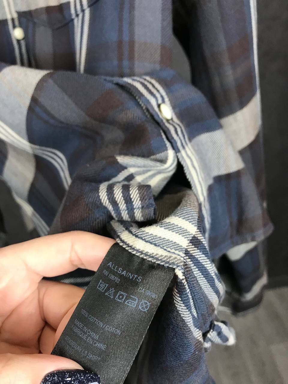 Allsaints Allsaints luxury streetwear multicolor shirt Size US S / EU 44-46 / 1 - 4 Thumbnail