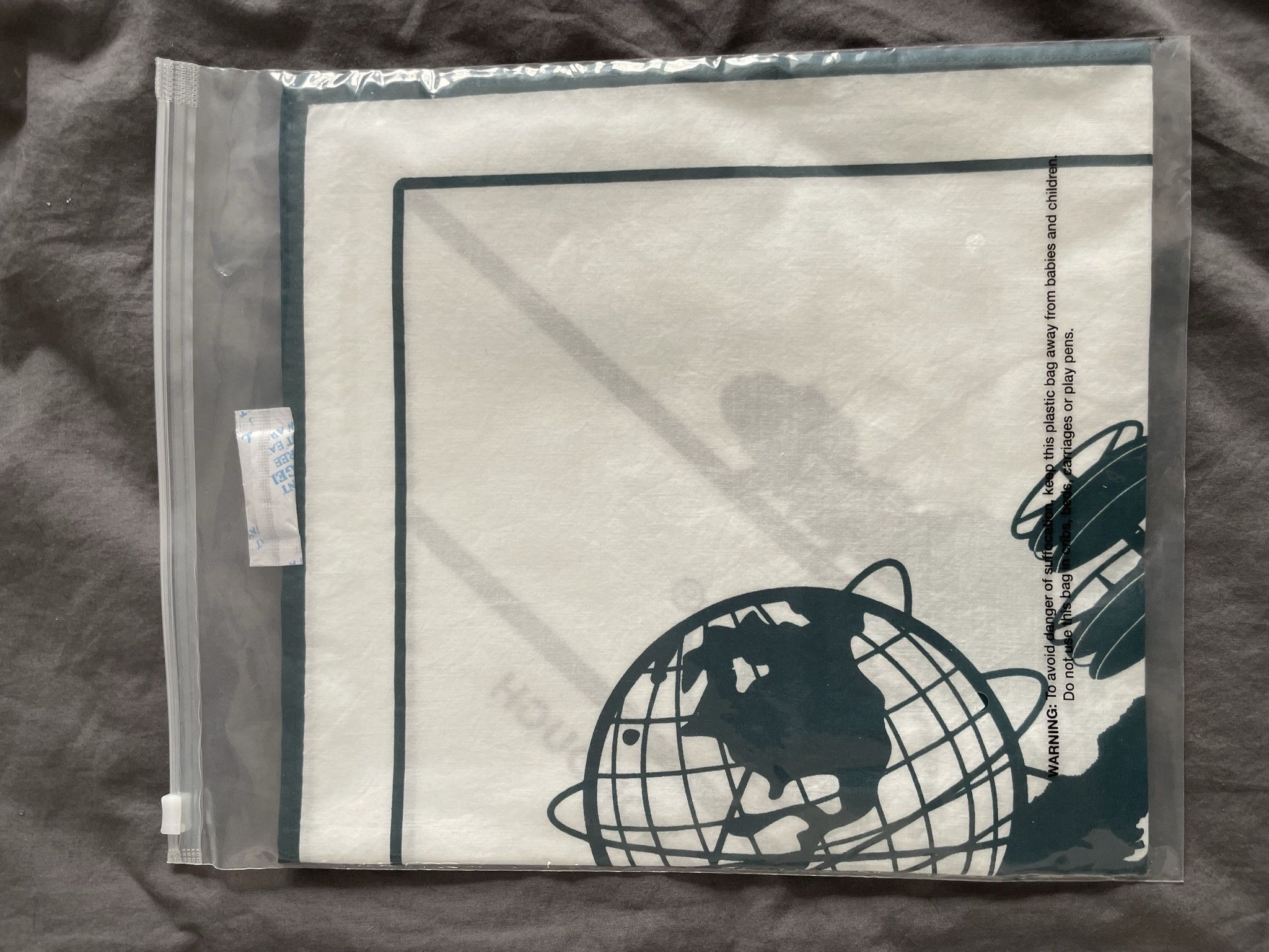 Aime Leon Dore Unisphere Bandana White / Green | Grailed