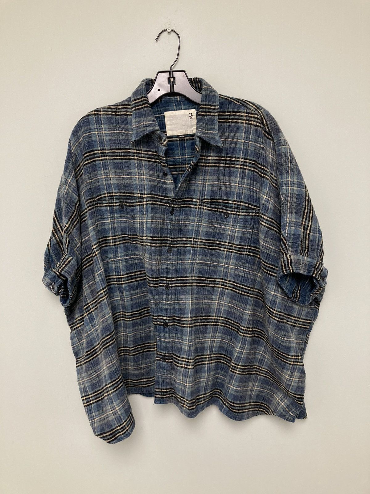 R13 Oversized Boxy shirt. Large Size US L / EU 52-54 / 3 - 4 Thumbnail