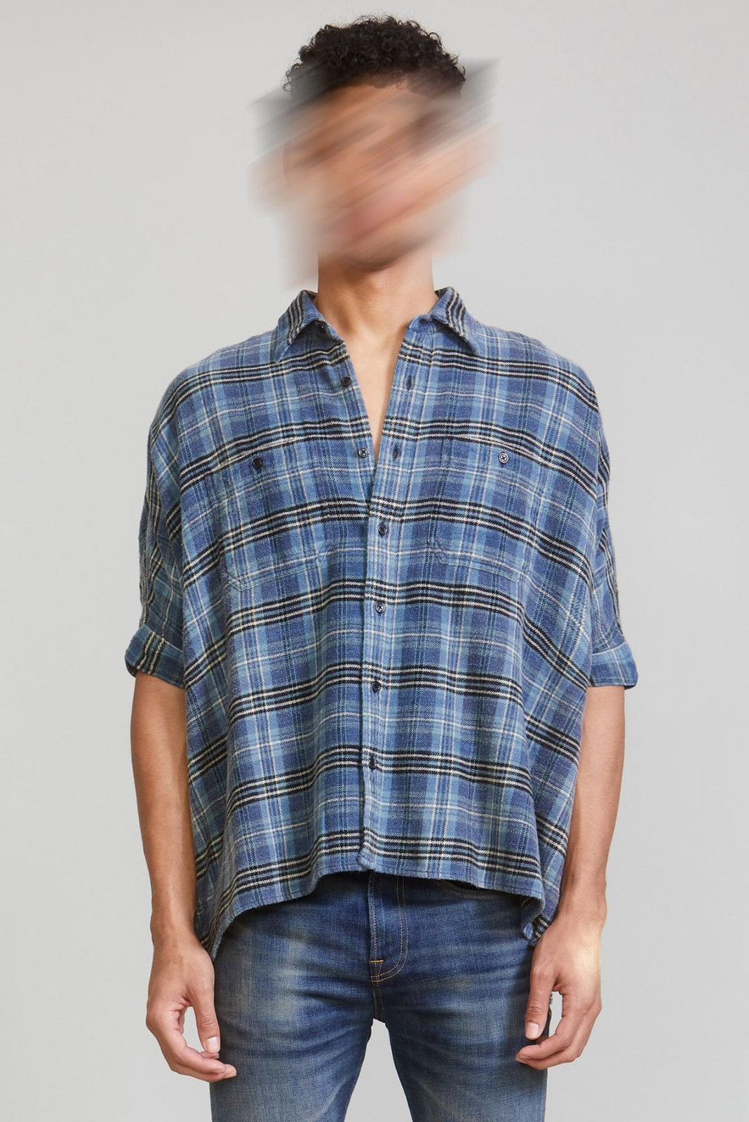 R13 Oversized Boxy shirt. Large Size US L / EU 52-54 / 3 - 2 Thumbnail