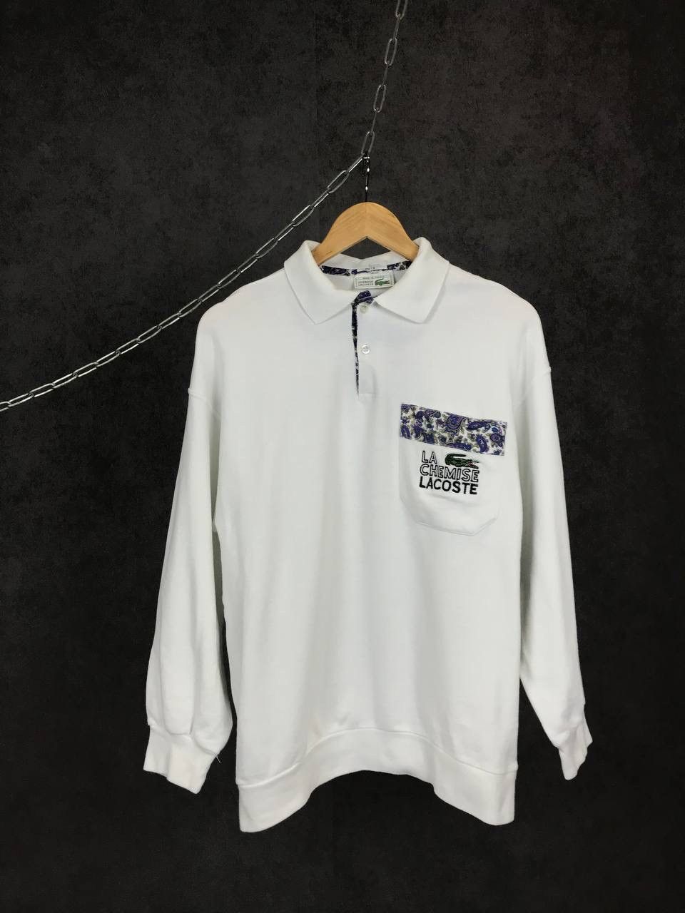 Lacoste Lacoste Chemise rare vintage luxury sweatshirt Size US S / EU 44-46 / 1 - 1 Thumbnail