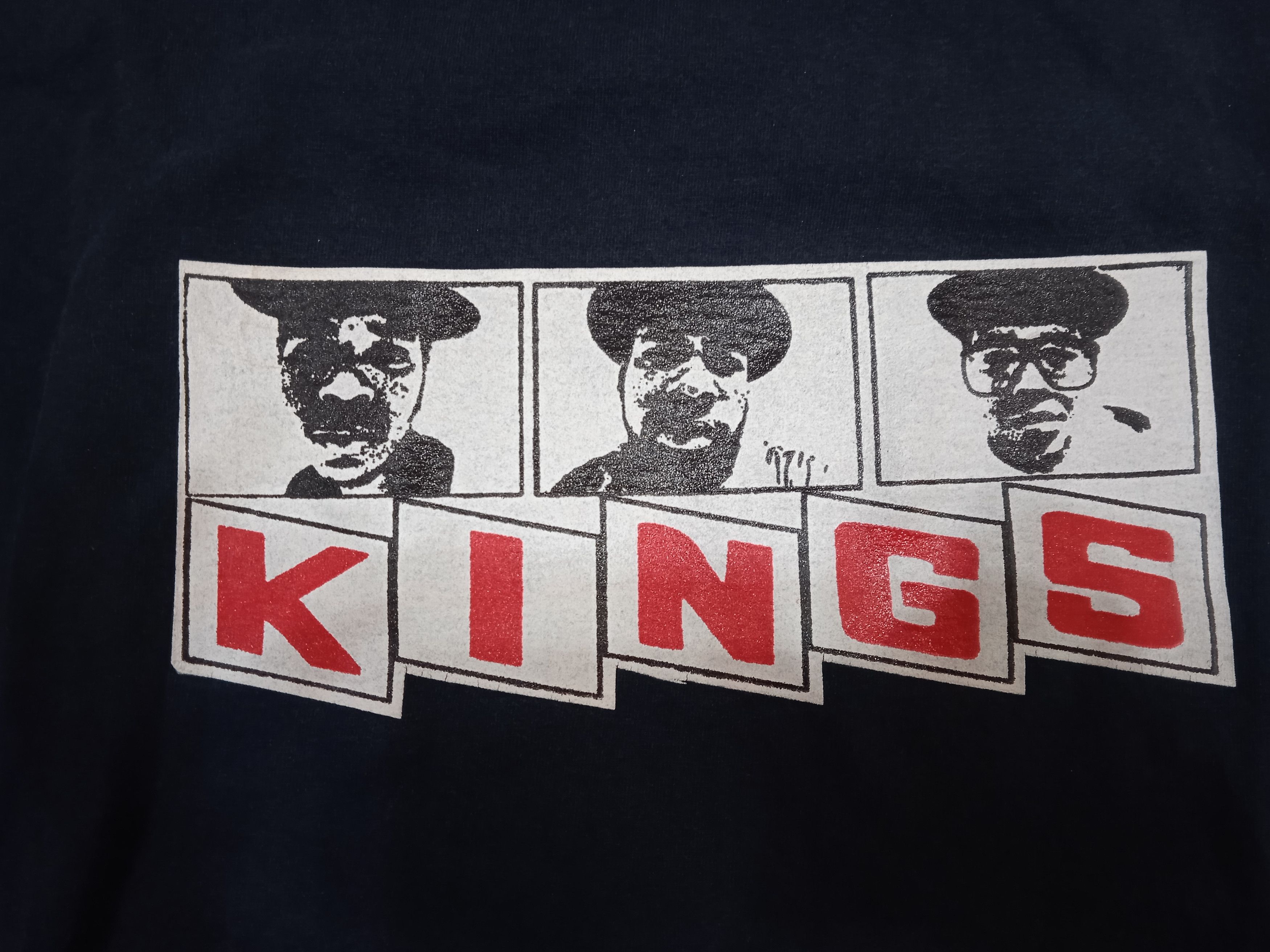 Rap Tees Vintage 90s Willie Dynamite Run DMC T-Shirt Size US L / EU 52-54 / 3 - 4 Thumbnail