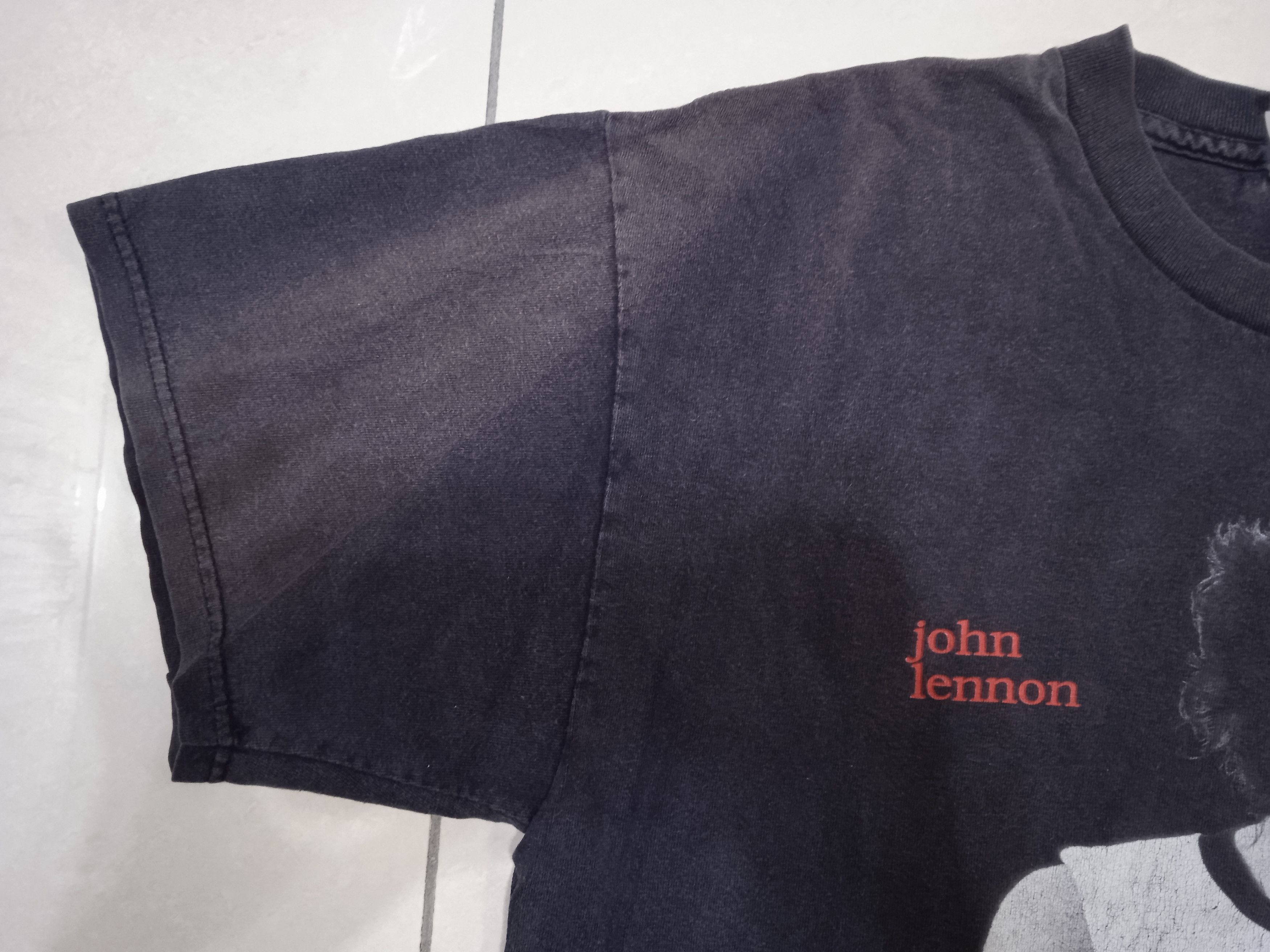 Band Tees Vintage 90s John Lennon The Beatles Bob Gruen T-Shirt Size US L / EU 52-54 / 3 - 7 Thumbnail