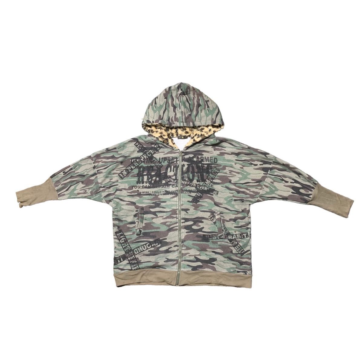14th Addiction × Japanese Brand × Le Grande Bleu (L.G.B.) 💥M.K.R Japanese StreetPunk Skulls Swarovski Batwing Hoodie Size US M / EU 48-50 / 2 - 2 Thumbnail