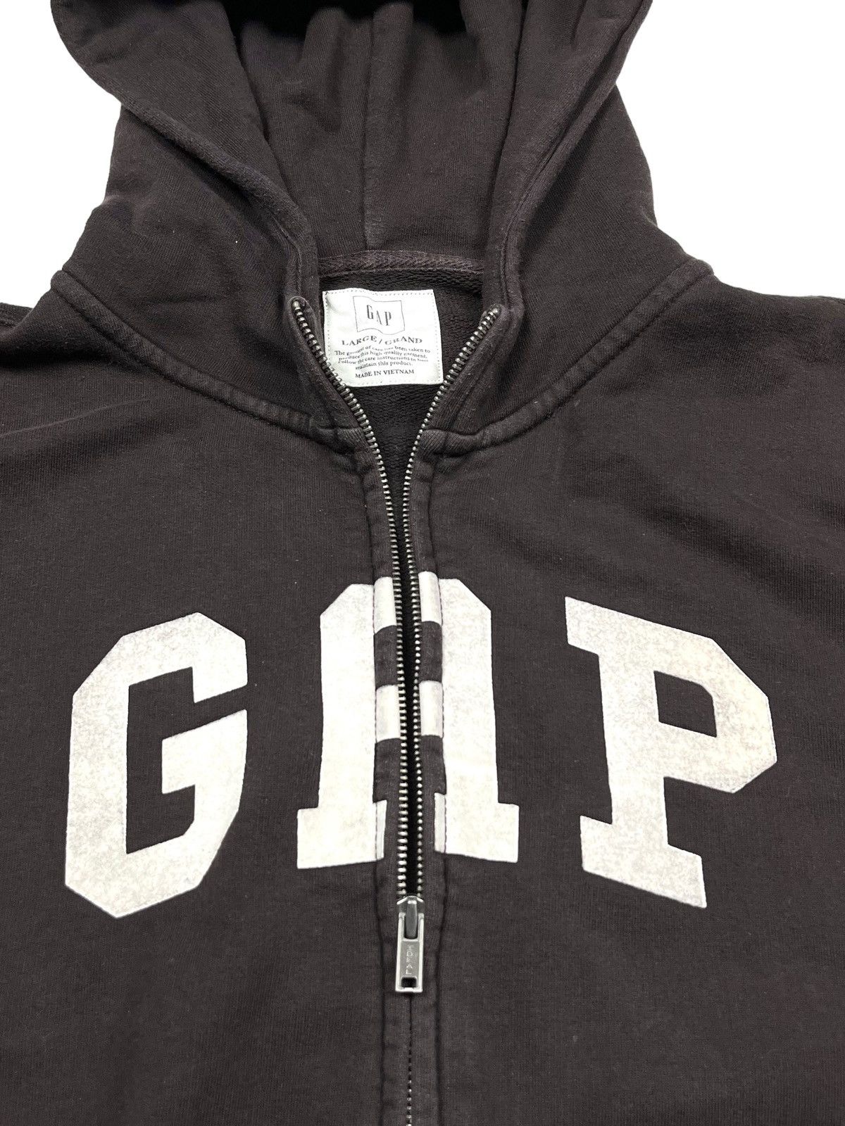 Gap Vintage GAP Brown Zip Hoodie y2k Size US L / EU 52-54 / 3 - 5 Thumbnail