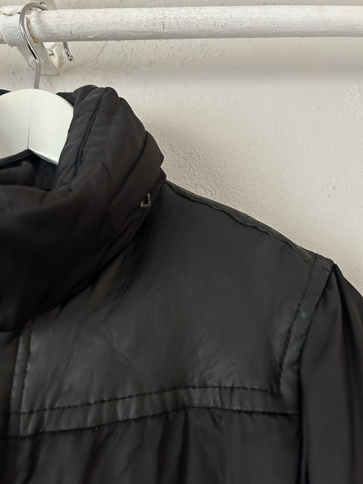 Prada Black Puffer Jacket with Lambskin Leather Inserts Size US S / EU 44-46 / 1 - 5 Thumbnail