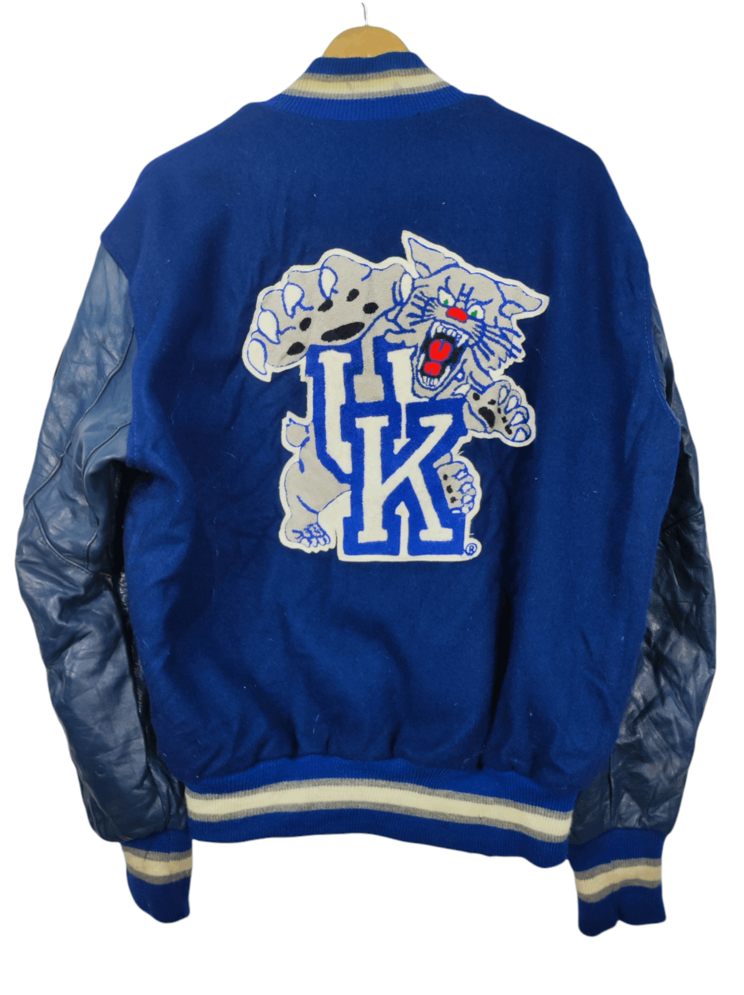 Delong Vintage University Of Kentucky Varsity Jacket Size XL
