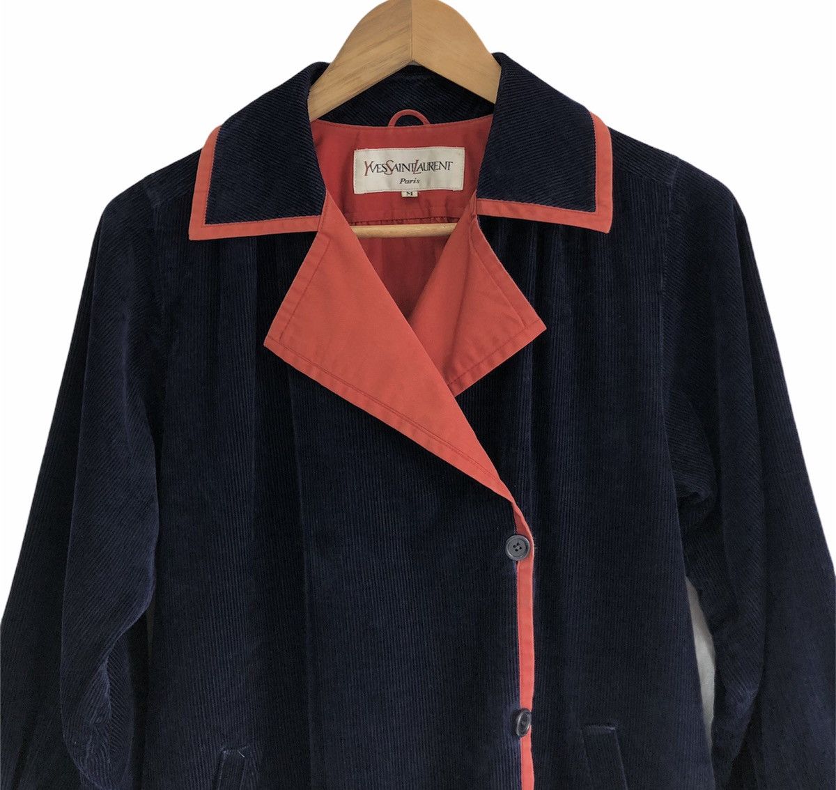 Yves Saint Laurent 🔥BEST OFFER🔥Yves Saint Laurent Paris Corduroy Trench Coat Size US M / EU 48-50 / 2 - 5 Thumbnail