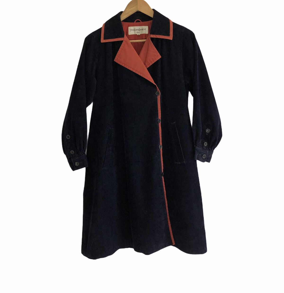 Yves Saint Laurent 🔥BEST OFFER🔥Yves Saint Laurent Paris Corduroy Trench Coat Size US M / EU 48-50 / 2 - 1 Thumbnail