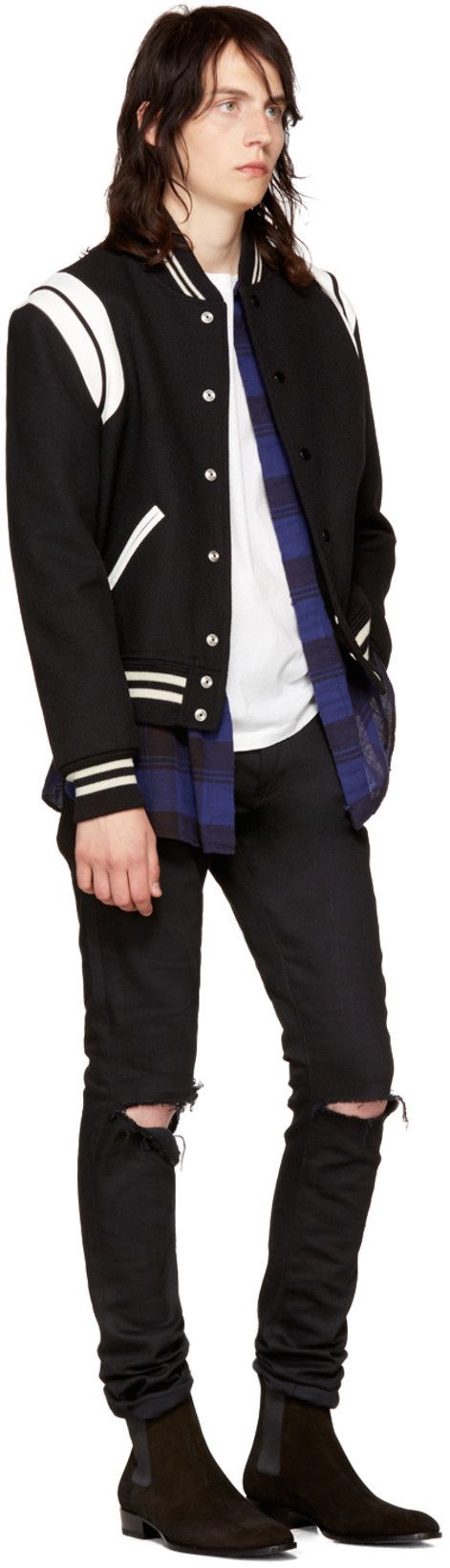 Saint Laurent Paris Checked Shirt Size US XS / EU 42 / 0 - 3 Thumbnail