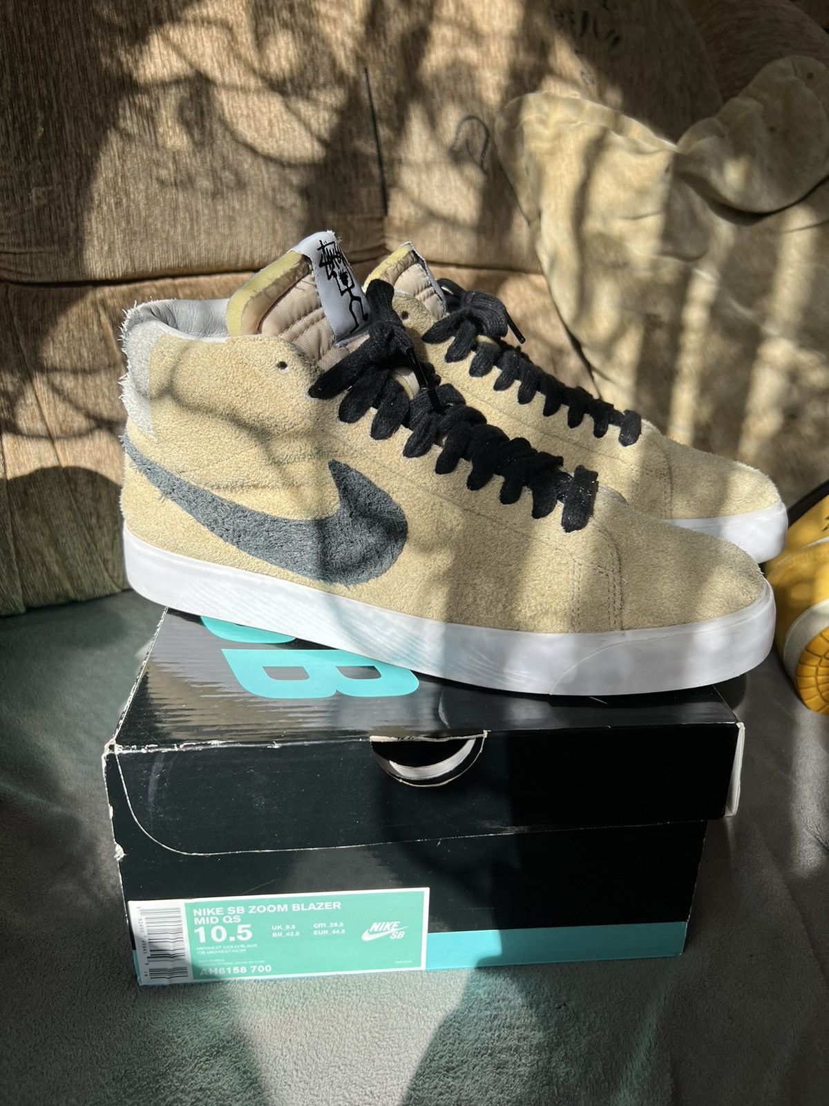 Nike sb zoom blazer mid qs stussy best sale