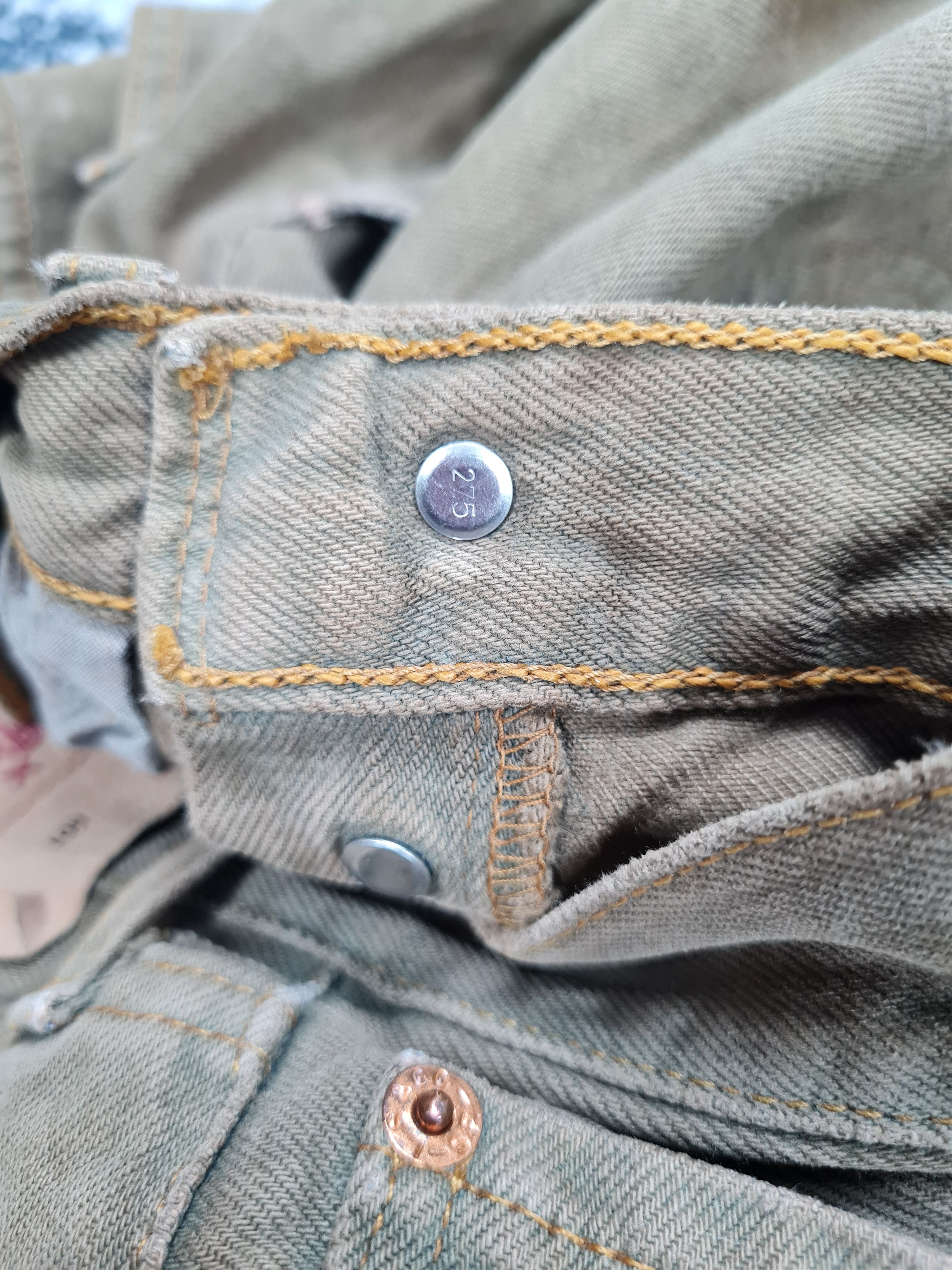 Levi's Vtg LEVIS 501 Brown Faded Distressed Size 31X34 Jeans L0238 Size US 31 - 10 Thumbnail