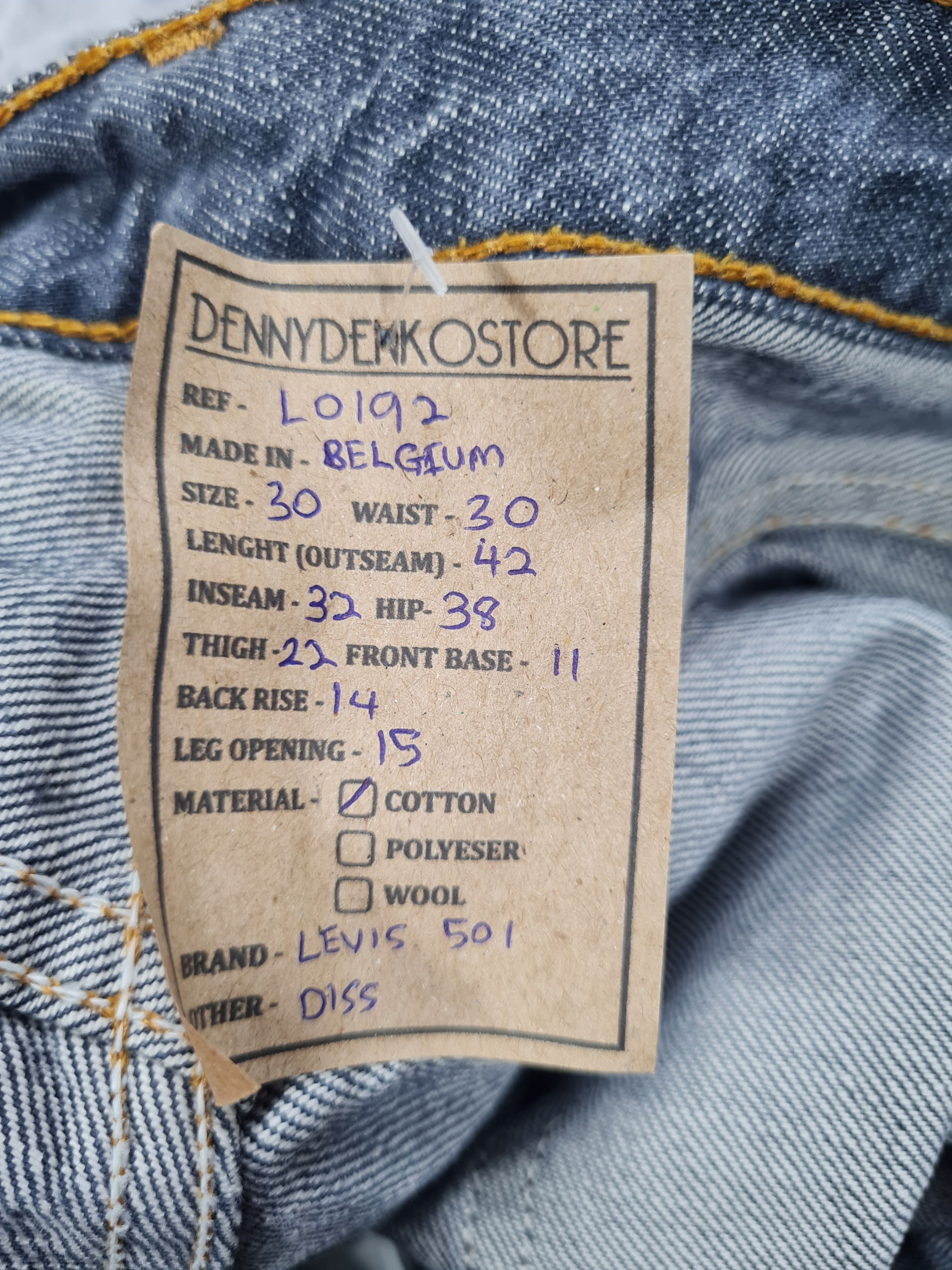 Levi's Vintage LEVIS 501 Distressed Ripped Dark Blue 30X32 L0192 Size US 30 / EU 46 - 12 Thumbnail