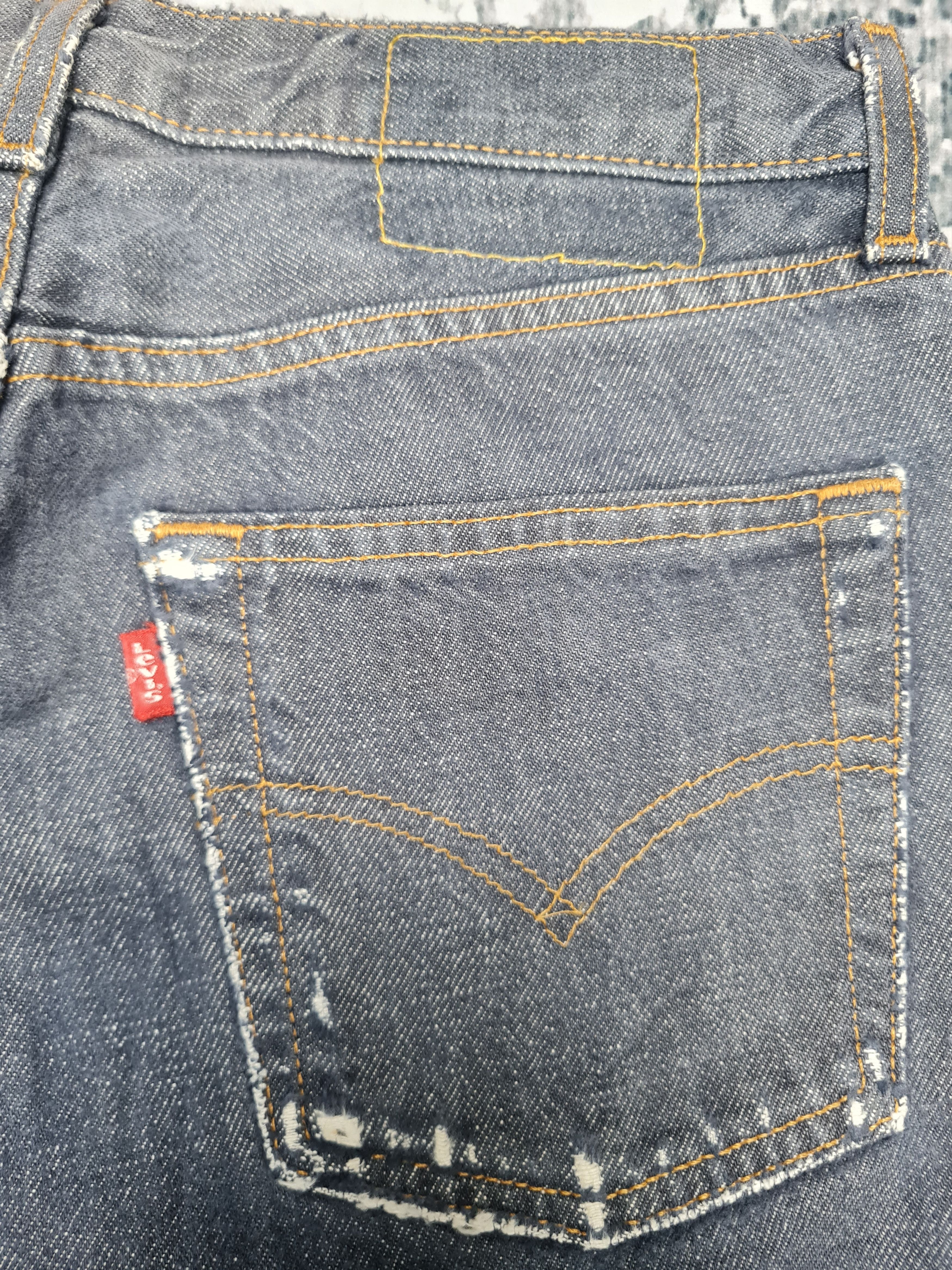 Levi's Vintage LEVIS 501 Distressed Ripped Dark Blue 30X32 L0192 Size US 30 / EU 46 - 6 Thumbnail