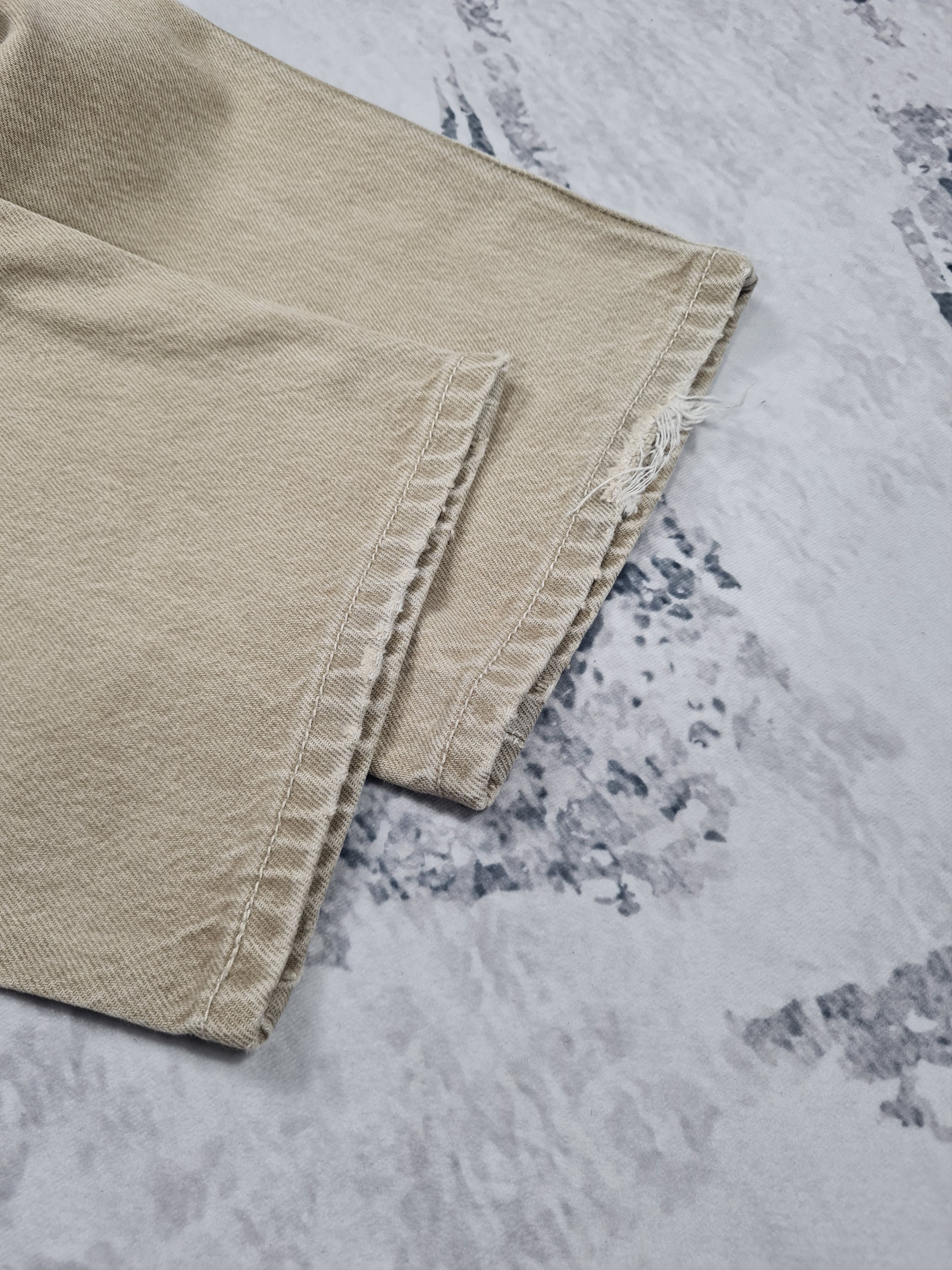 Levi's Vintage LEVIS 501 Sun Faded Cream Size 30X29 Jeans L0217 Size US 30 / EU 46 - 8 Thumbnail