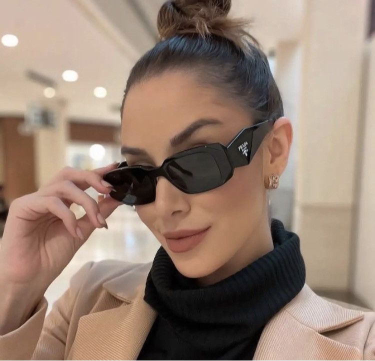 Prada New- PRADA Sunglasses SPR 17W Black | Grailed
