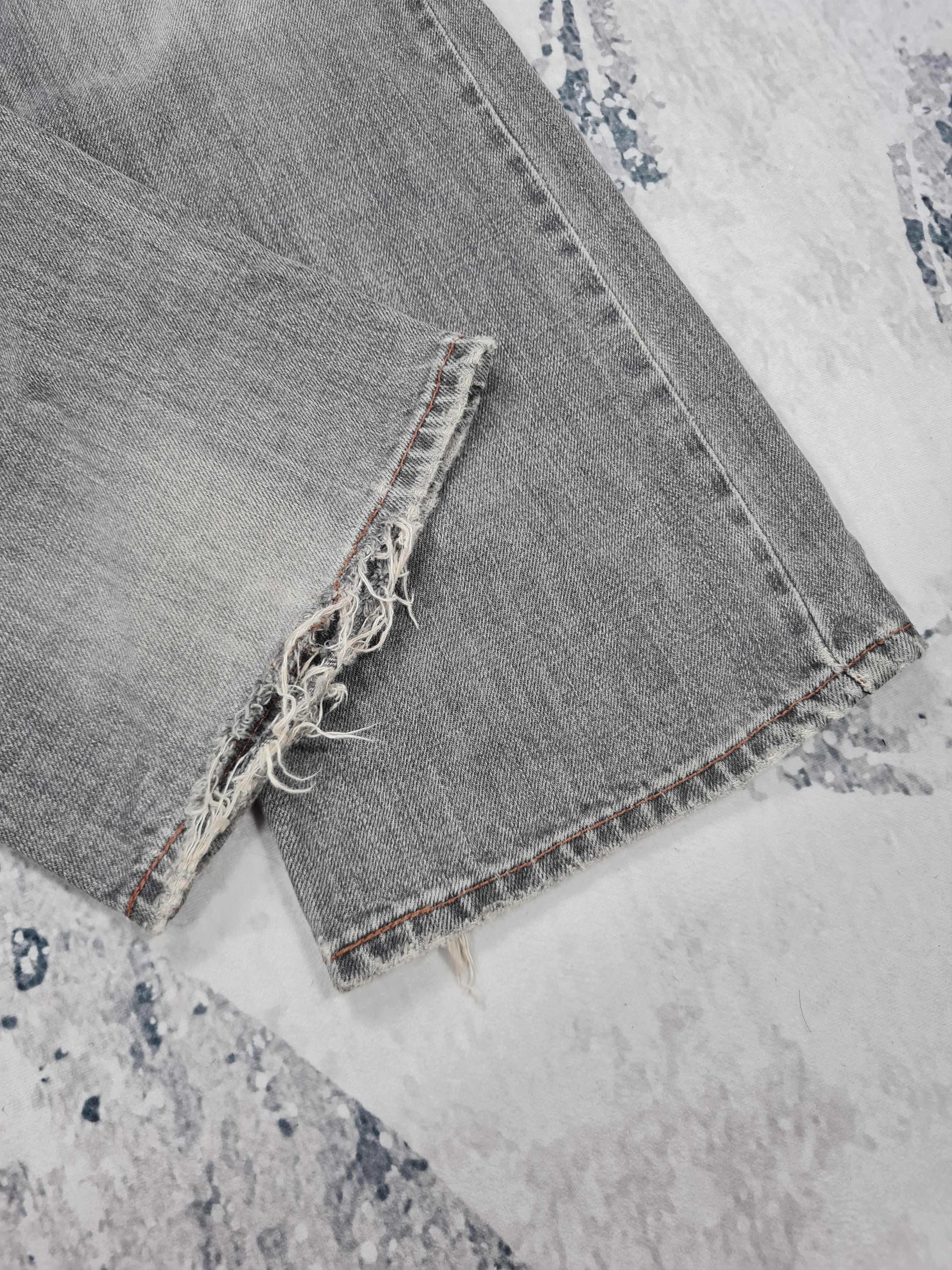 Levi's LEVIS 514 Distressed Patchwork Size 35X31.5 Jeans L0258 Size US 35 - 10 Thumbnail
