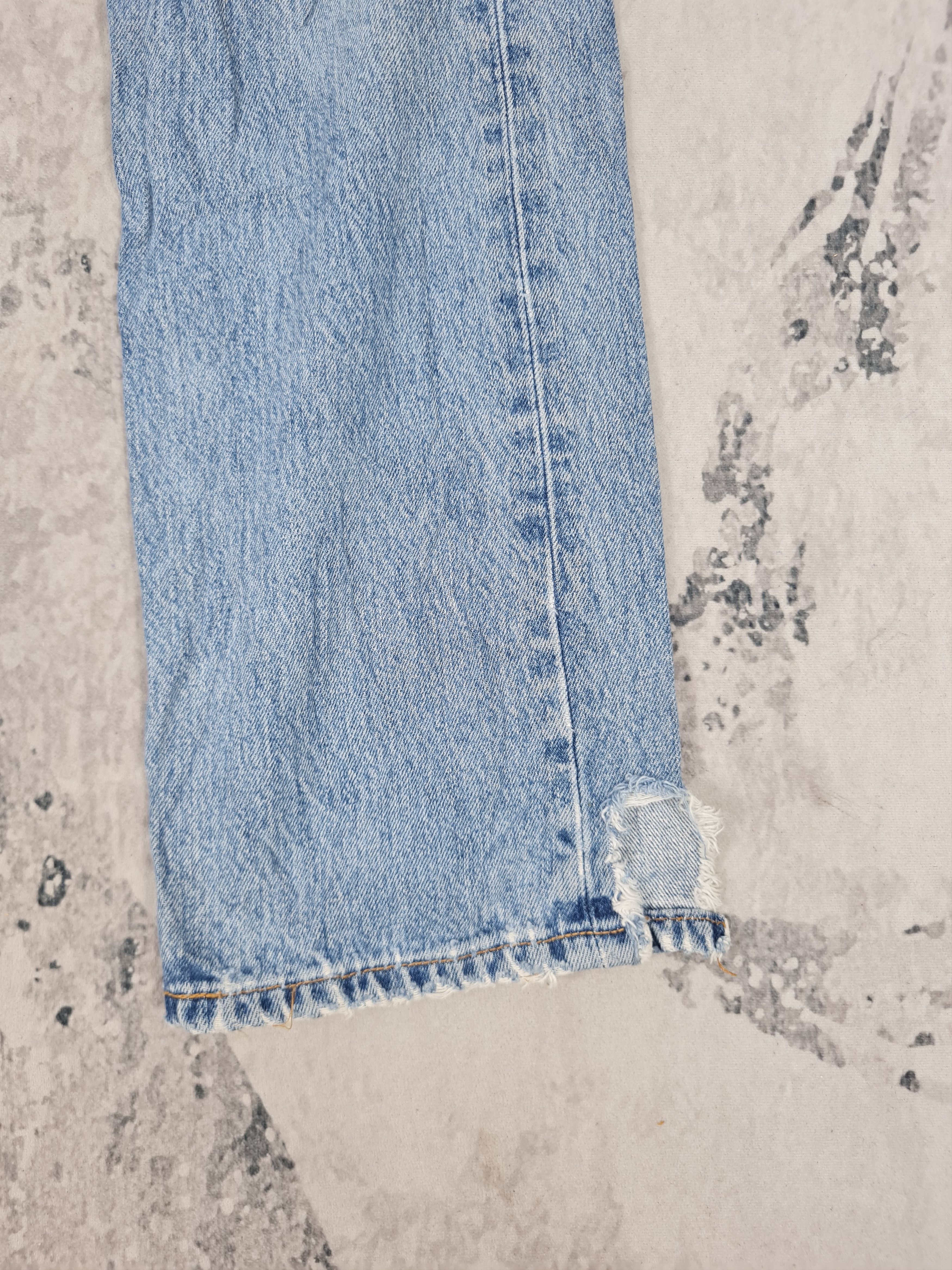 Levi's Vtg LEVIS 501 Distressed Faded Light Wash 31X34 Jeans L0280 Size US 31 - 5 Thumbnail