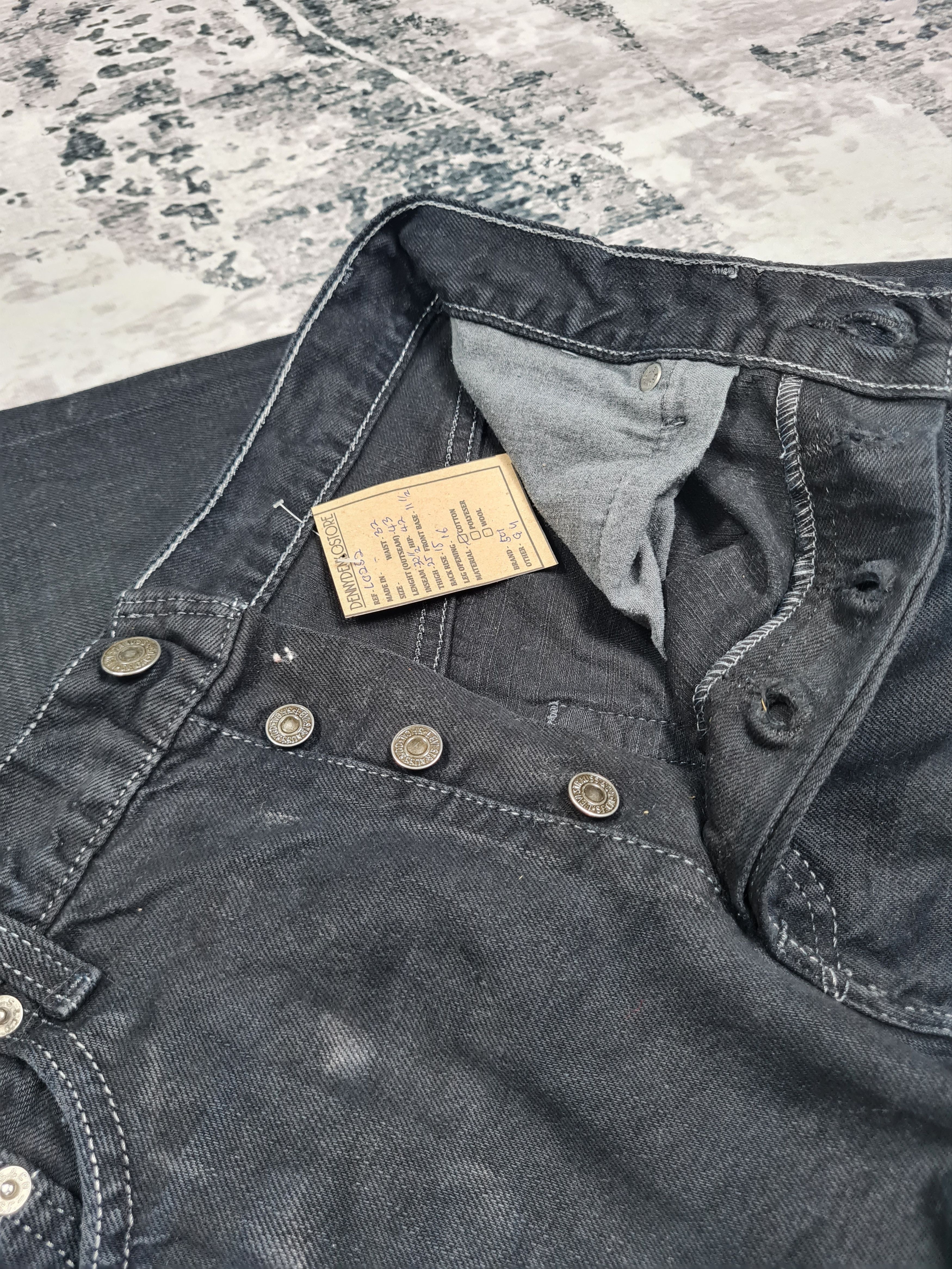 Levi's Vintage LEVIS 501 Super Black Size 32X32.5 Jeans L0251 Size US 32 / EU 48 - 8 Thumbnail