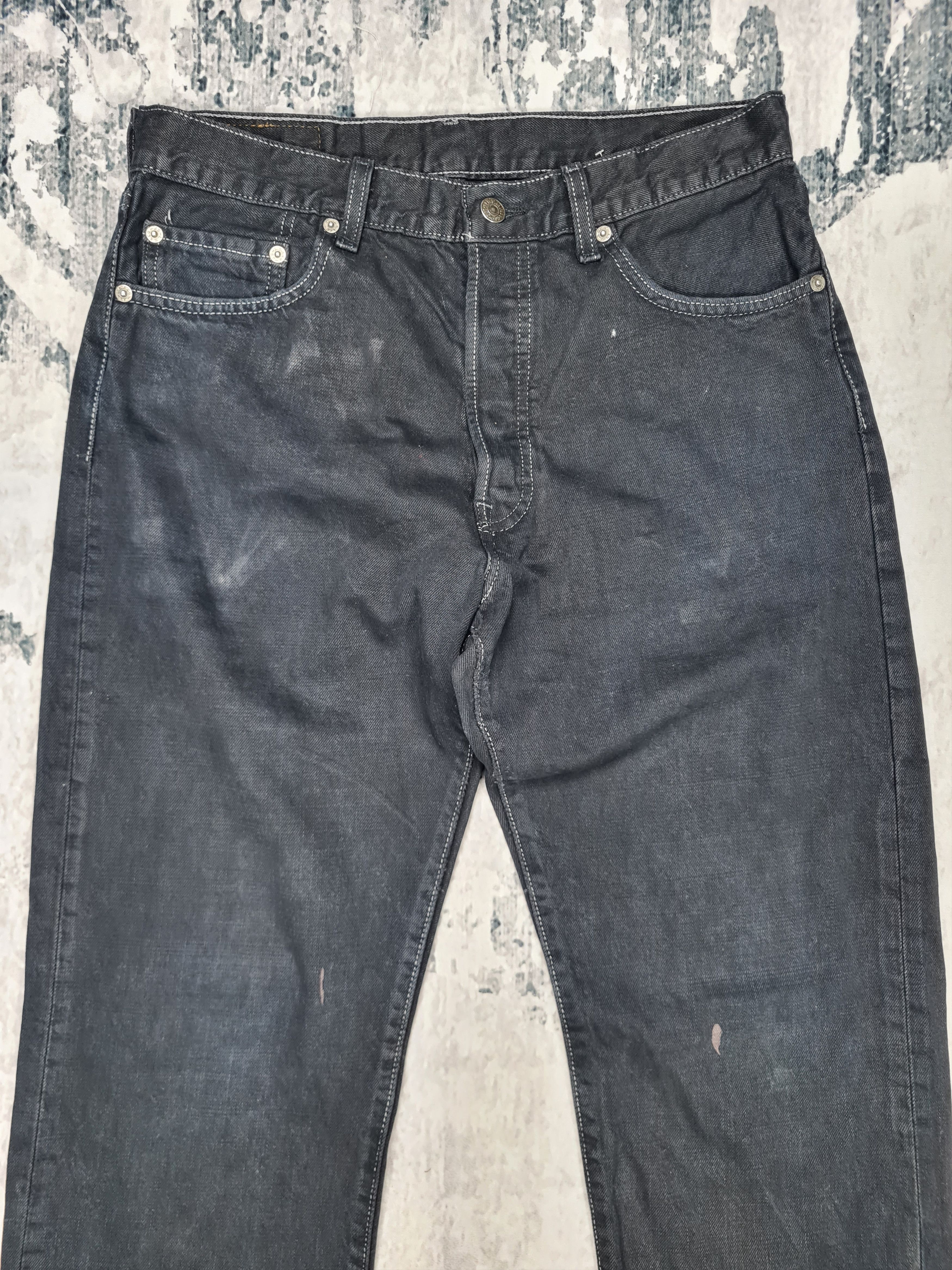 Levi's Vintage LEVIS 501 Super Black Size 32X32.5 Jeans L0251 Size US 32 / EU 48 - 3 Thumbnail
