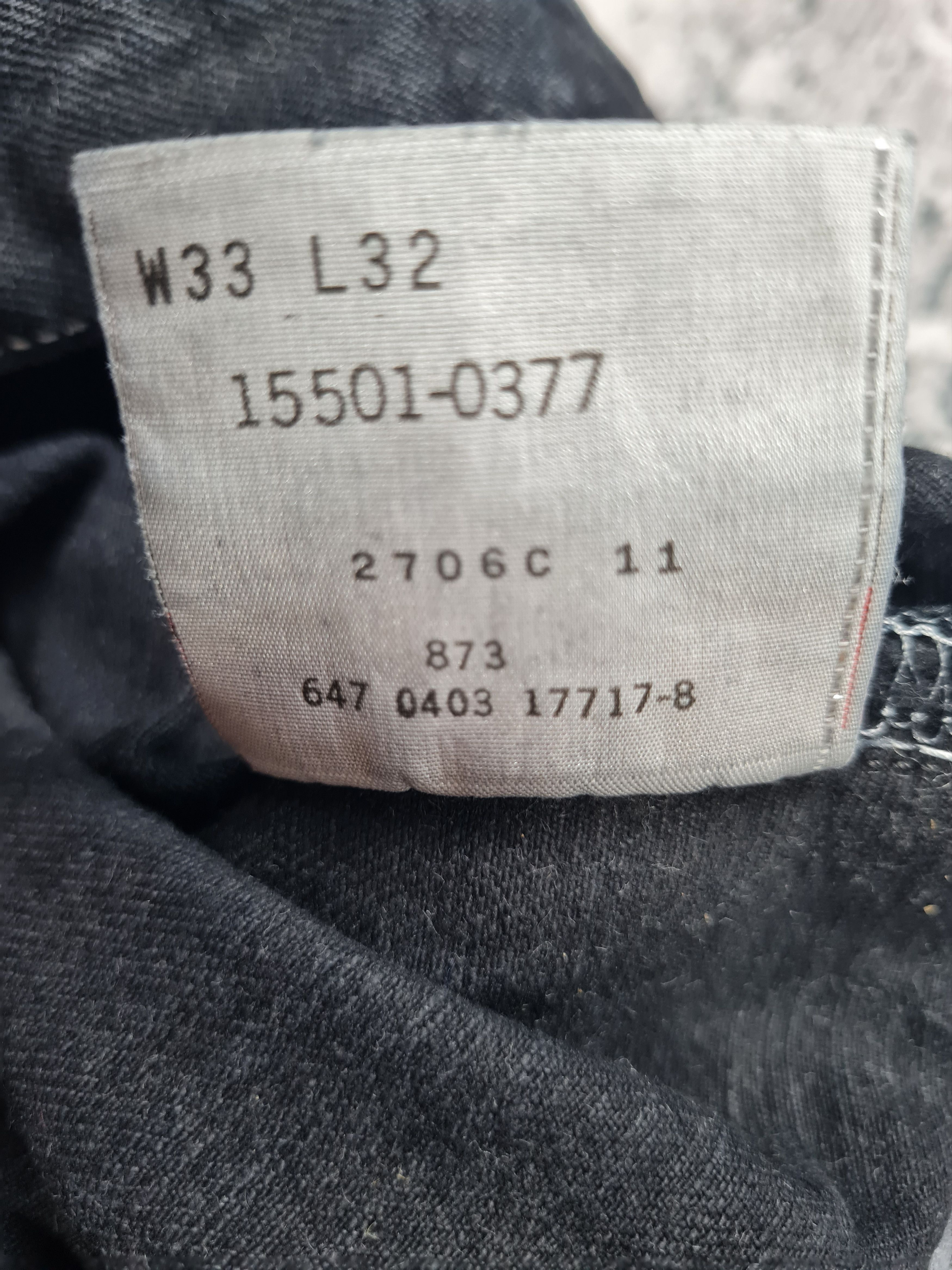 Levi's Vintage LEVIS 501 Super Black Size 32X32.5 Jeans L0251 Size US 32 / EU 48 - 10 Thumbnail