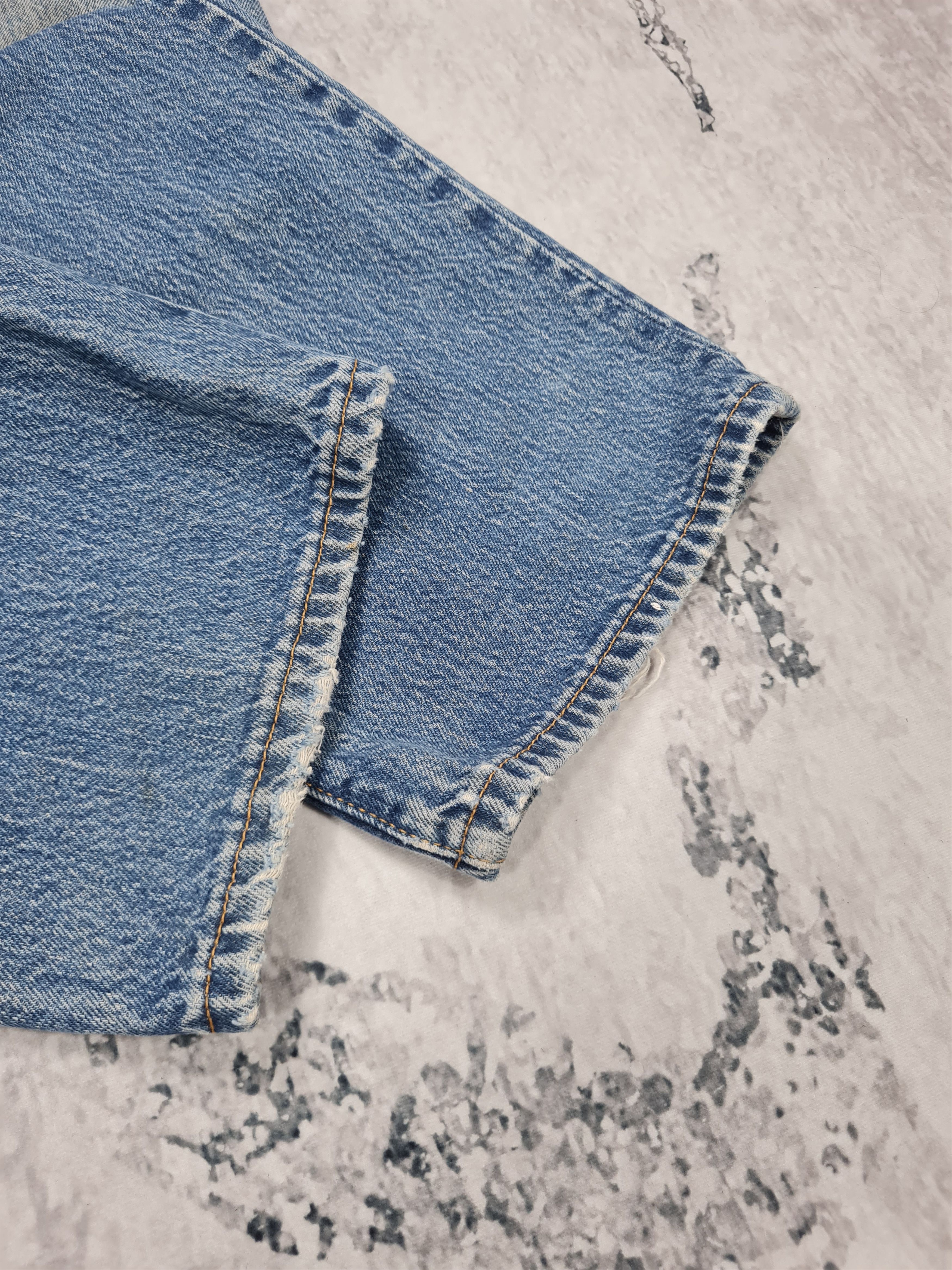 Levi's LEVIS 501 Medium Wash Distressed Size 38X31.5 Jeans L0225 Size US 38 / EU 54 - 9 Thumbnail