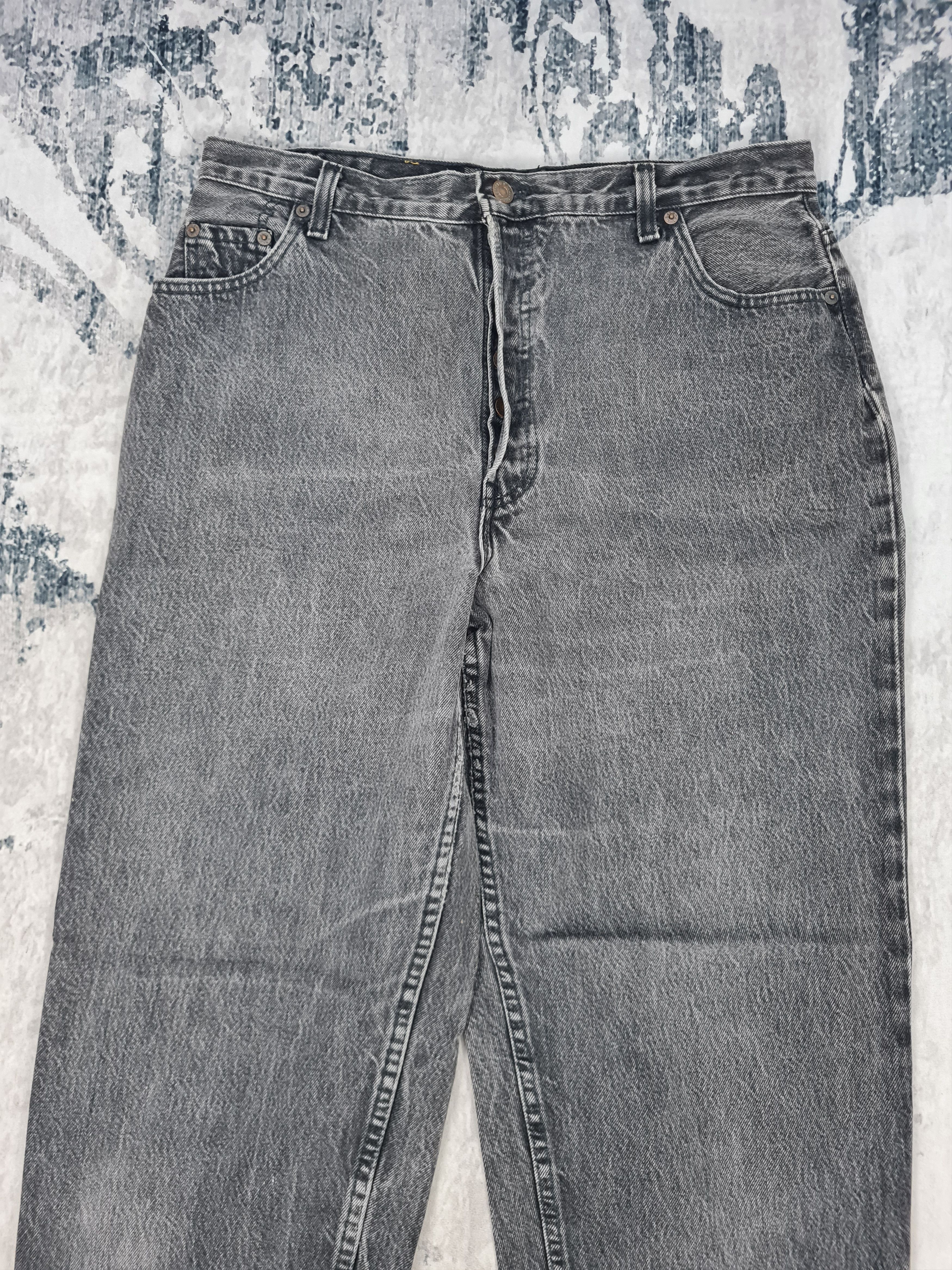Levi's VTG LEVIS 501 Sun Faded Black Carrot Cut 34x32 Jeans L0001 Size US 34 / EU 50 - 3 Thumbnail