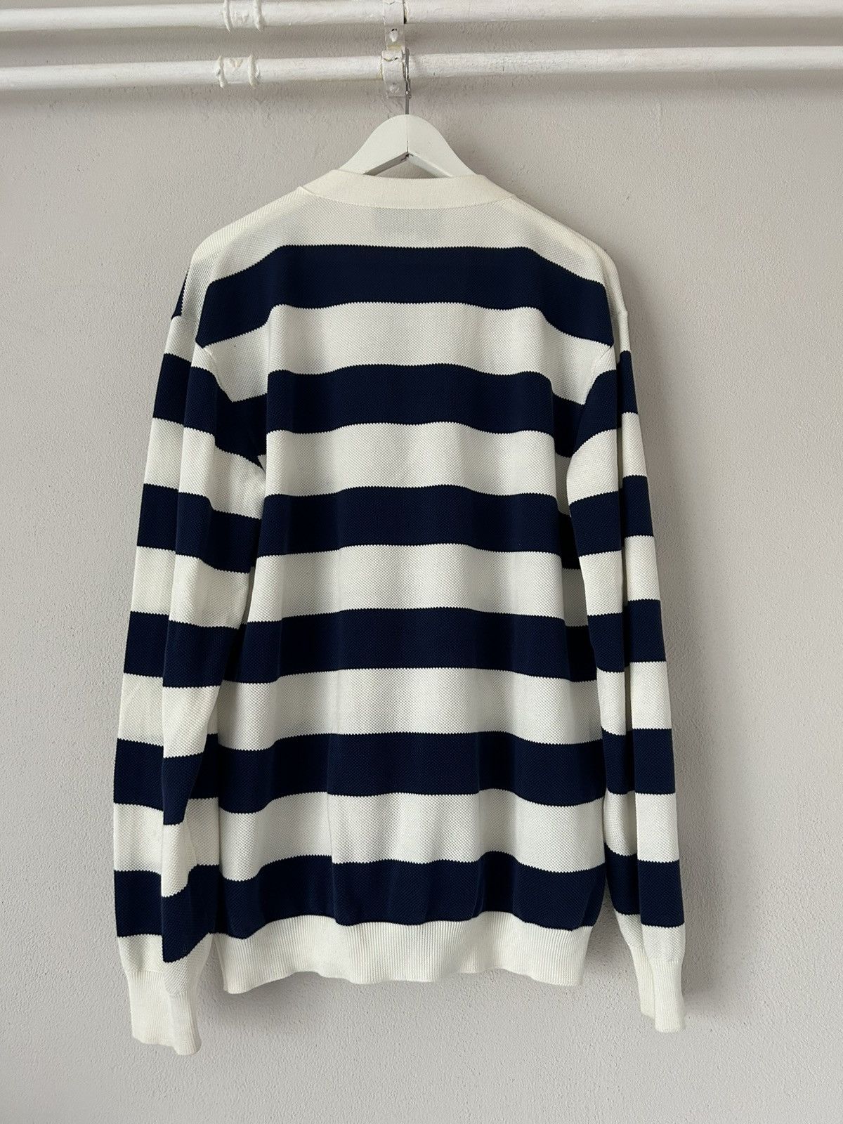 Gucci Blue/White Striped Cardigan Size US L / EU 52-54 / 3 - 8 Thumbnail