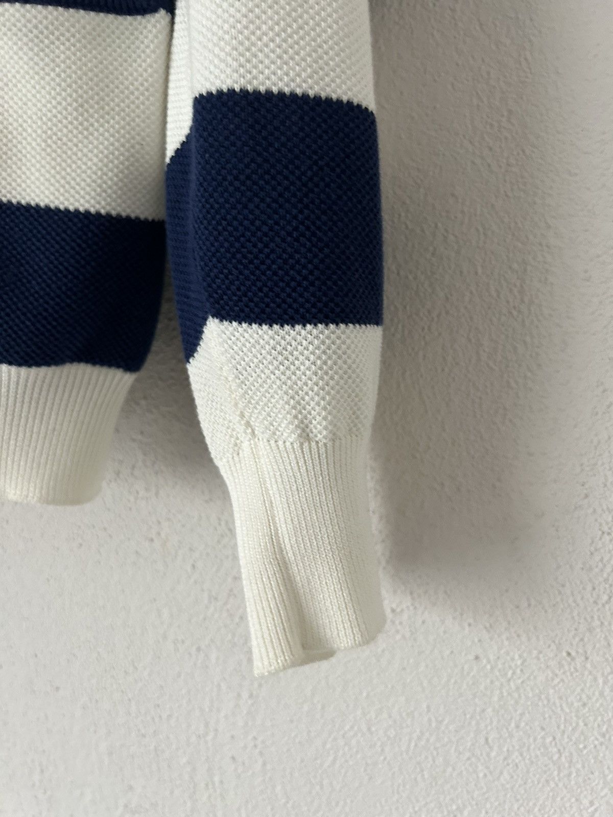 Gucci Blue/White Striped Cardigan Size US L / EU 52-54 / 3 - 5 Thumbnail
