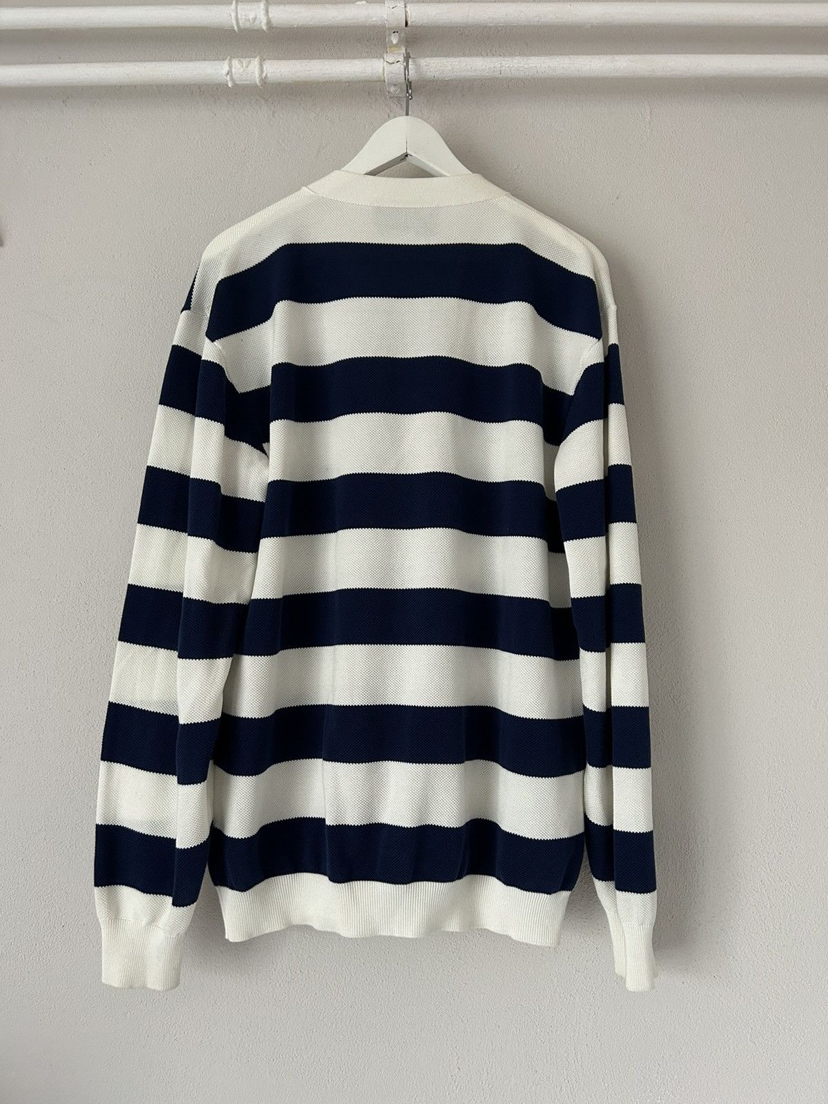 Gucci Blue/White Striped Cardigan Size US L / EU 52-54 / 3 - 7 Thumbnail