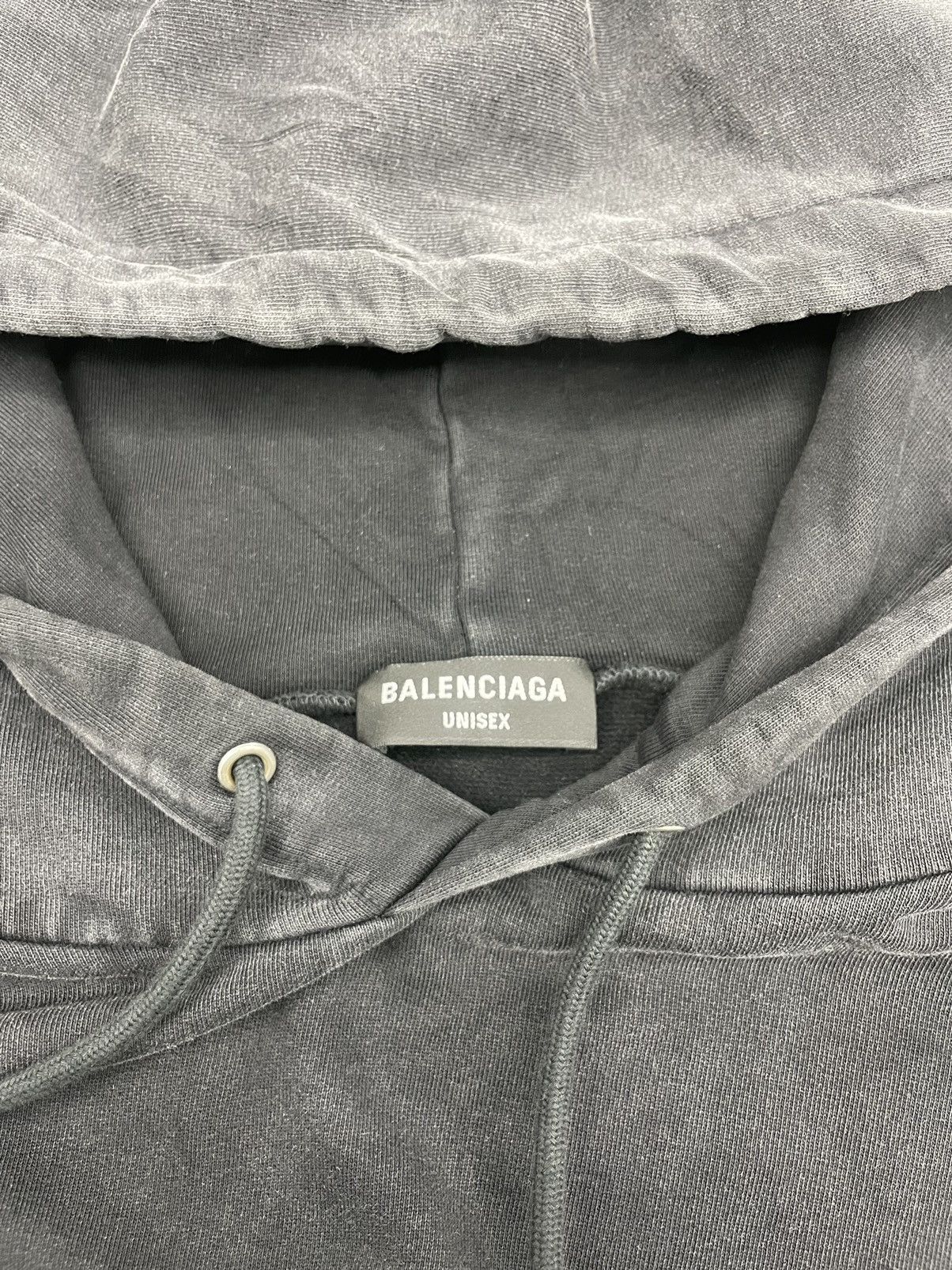 Balenciaga Balenciaga Sporty B Faded Black Oversized Hoodie Size US M / EU 48-50 / 2 - 5 Thumbnail