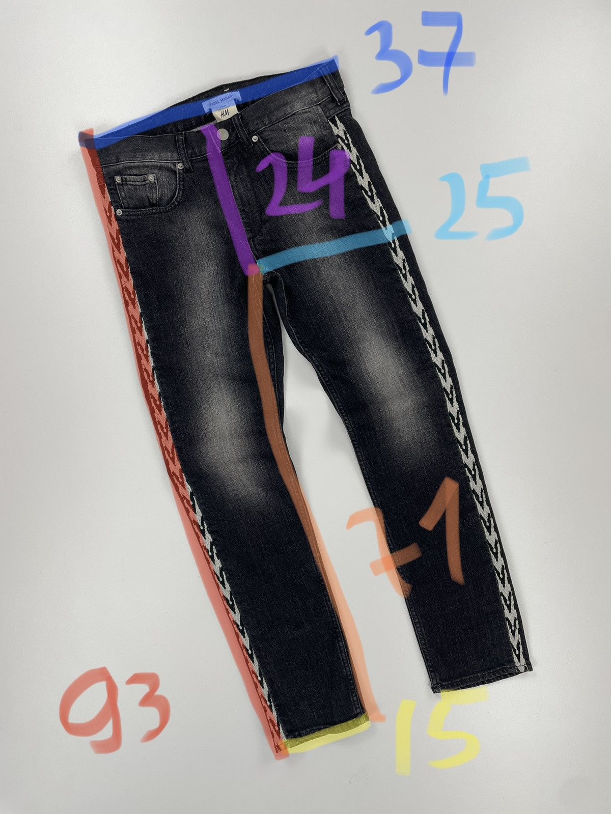 H&M × Isabel Marant H&M x Isabel Marant pour jeans M Size 27" / US 4 / IT 40 - 16 Thumbnail