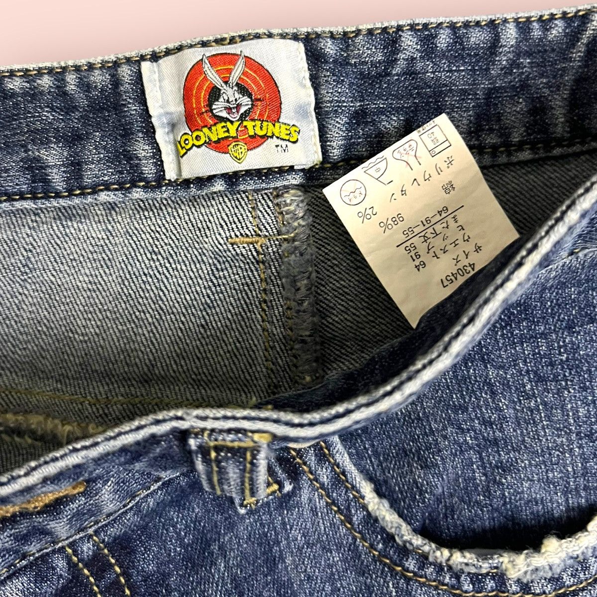Cartoon Network × Japanese Brand × Vintage VINTAGE TWEETY BIRD LOONEY TUNES STRETCHABLE JEANS Size 28" / US 6 / IT 42 - 16 Thumbnail