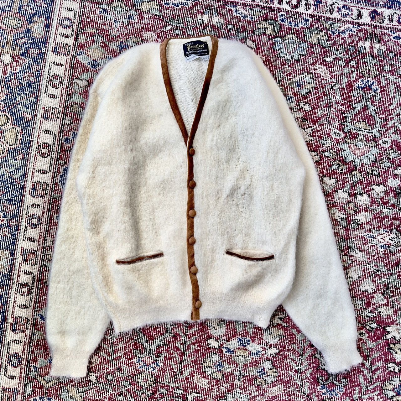 Vintage 1960s Sears Mohair Cardigan