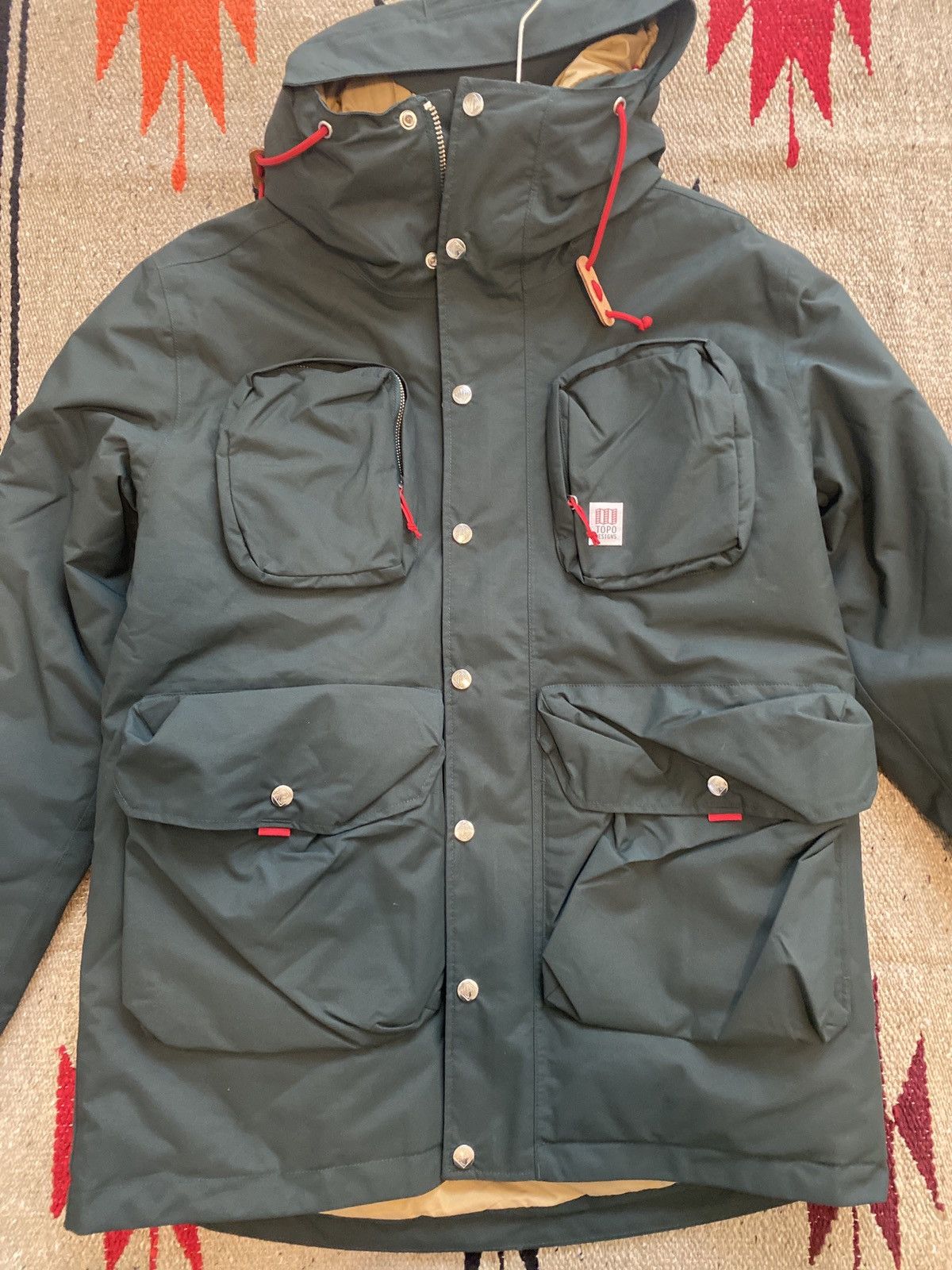 Topo Designs Topo Designs Mountain Jacket Hunter green Size US M / EU 48-50 / 2 - 2 Thumbnail