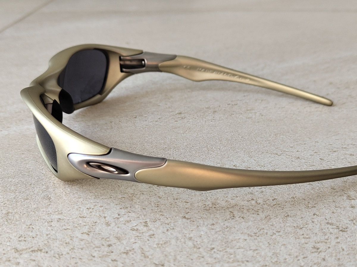 New Oakley Vintage Valve 1.0 Blue-FMJ+ W/ Black Iridium Gen 1 RARE