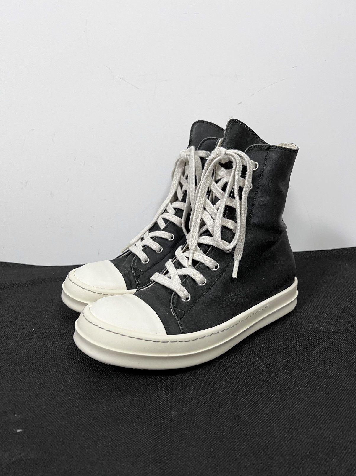Rick Owens Drkshdw Rick owens drkshdw ramones high top sneakers Size US 6 / IT 36 - 1 Thumbnail